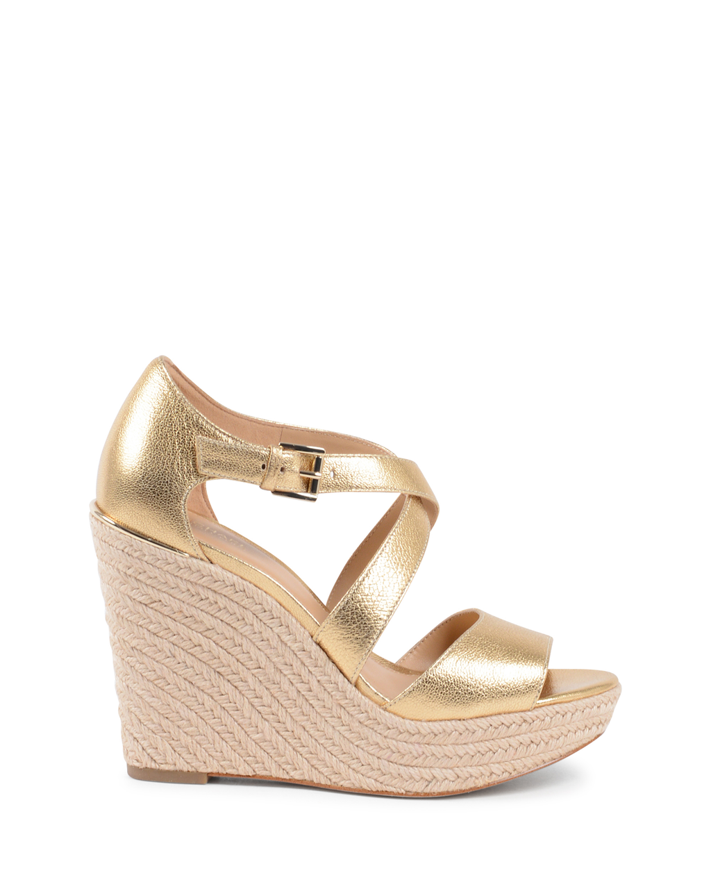 Michael Kors Sandalo con zeppa da donna oro ABBOTT