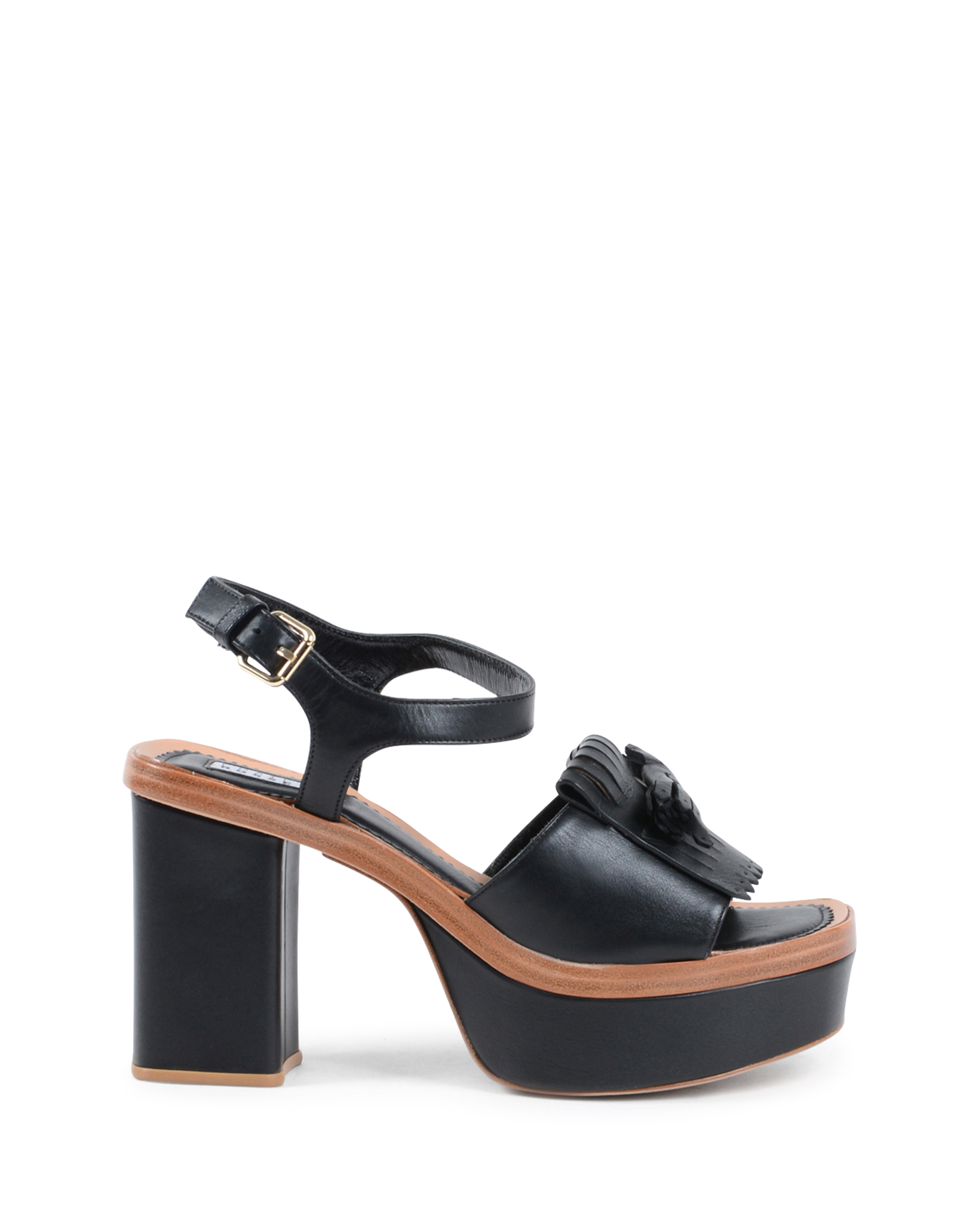 Fratelli Rossetti Sandalo Donna Nero 66196 PETAL NERO