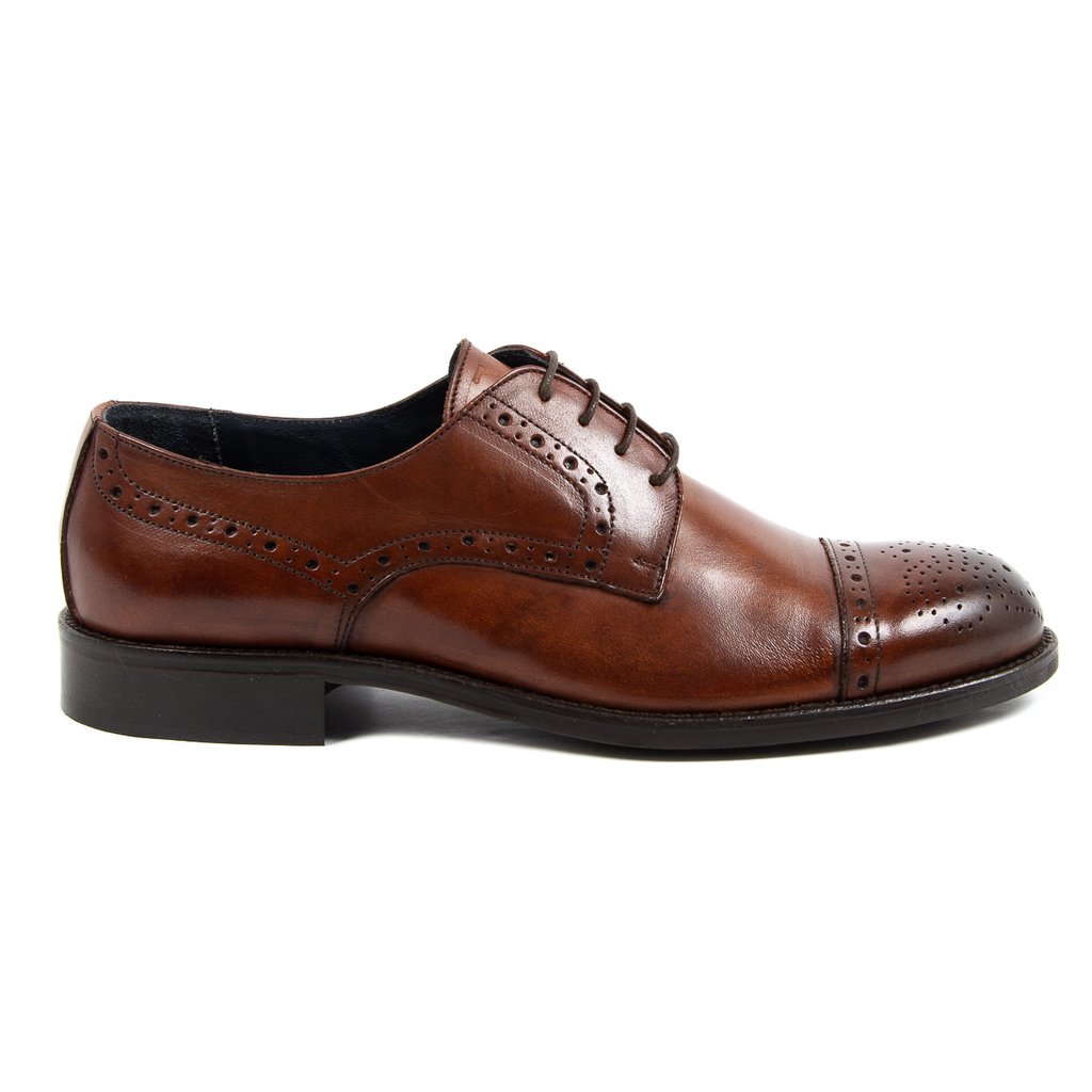 V 1969 Italia Scarpa Brogue da Uomo Marrone LUKE