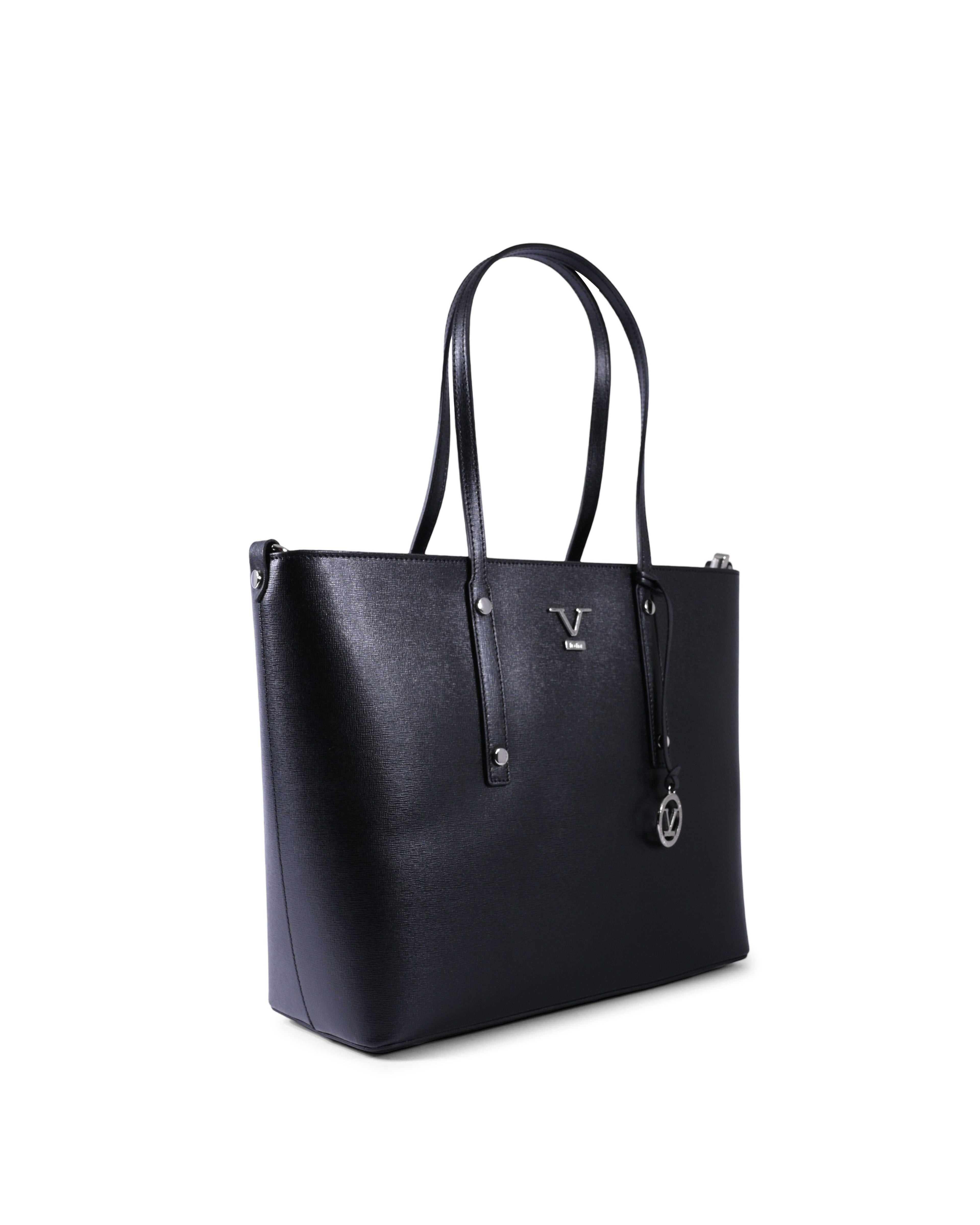 Borsa a Mano Donna V Italia CB1070 SAFFIANO NERO