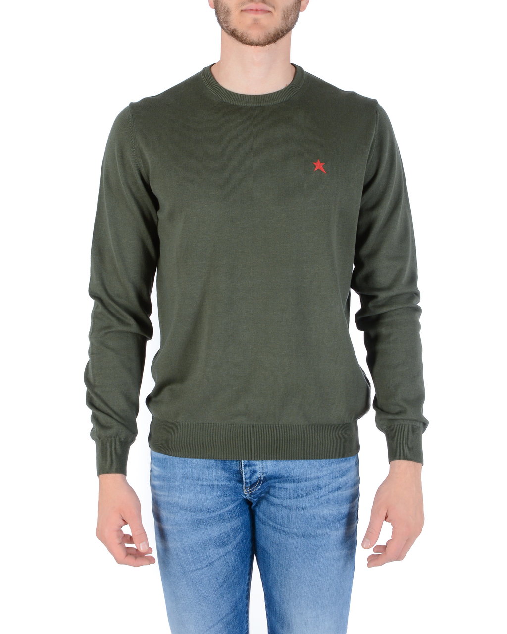 Maglione da uomo Andrew Charles KNITWEAR VERDE