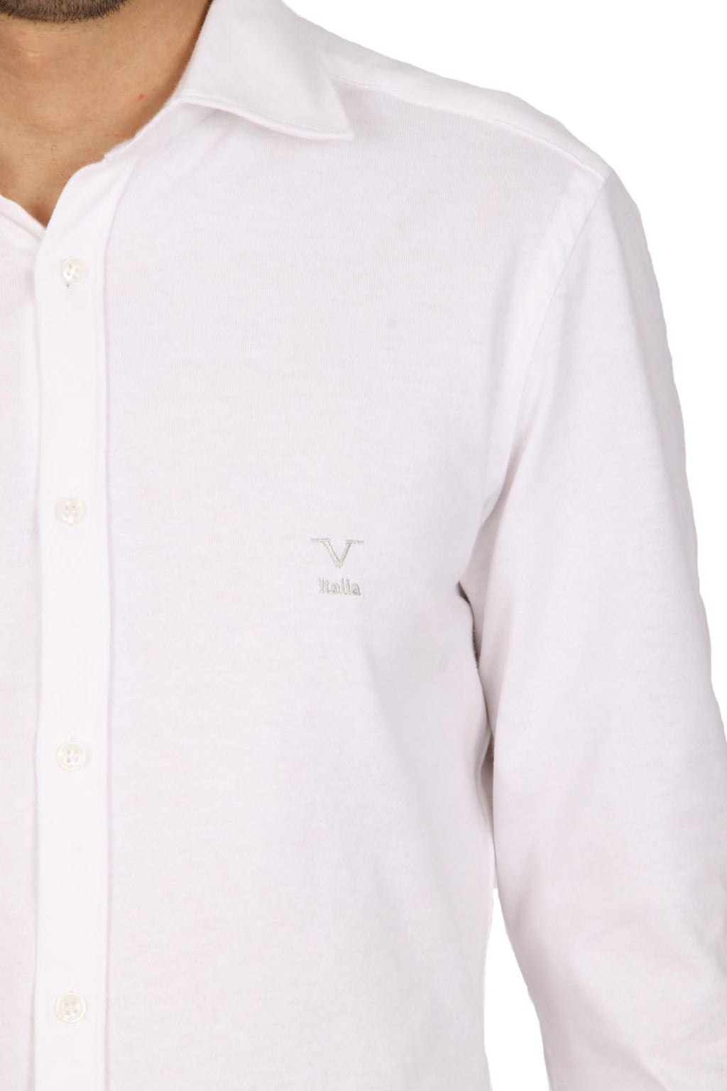 V 1969 Italia maglia manica lunga da uomo Paris Jersey Bianco