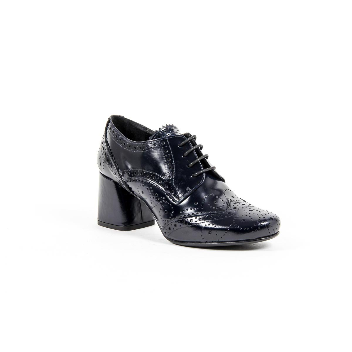 V 1969 Italia Scarpa brogue con tacco da donna B2460 AMALFI MORBIDO RIVER