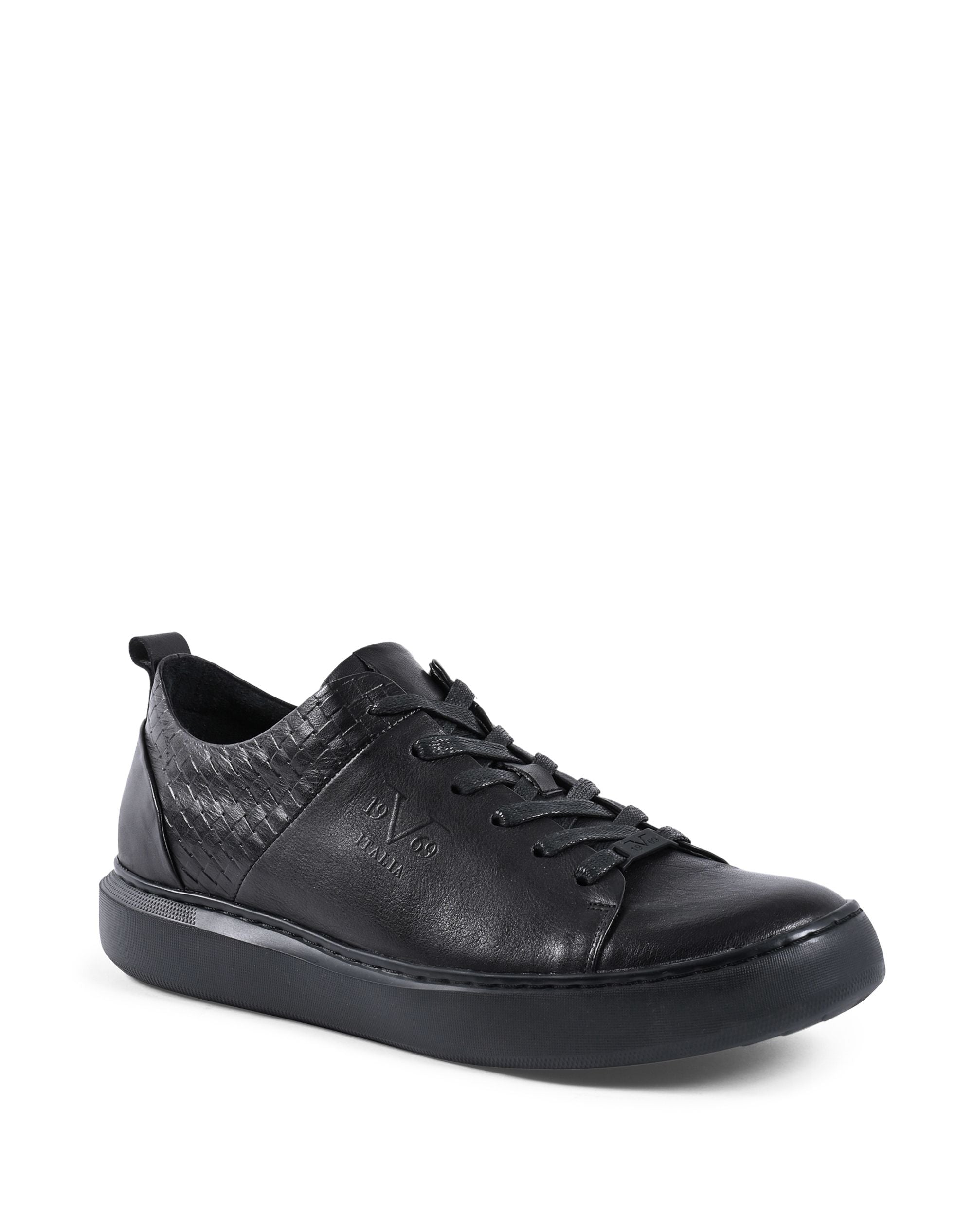 19V69 Italia Sneaker da uomo nera YO JZD18-1LA NERO
