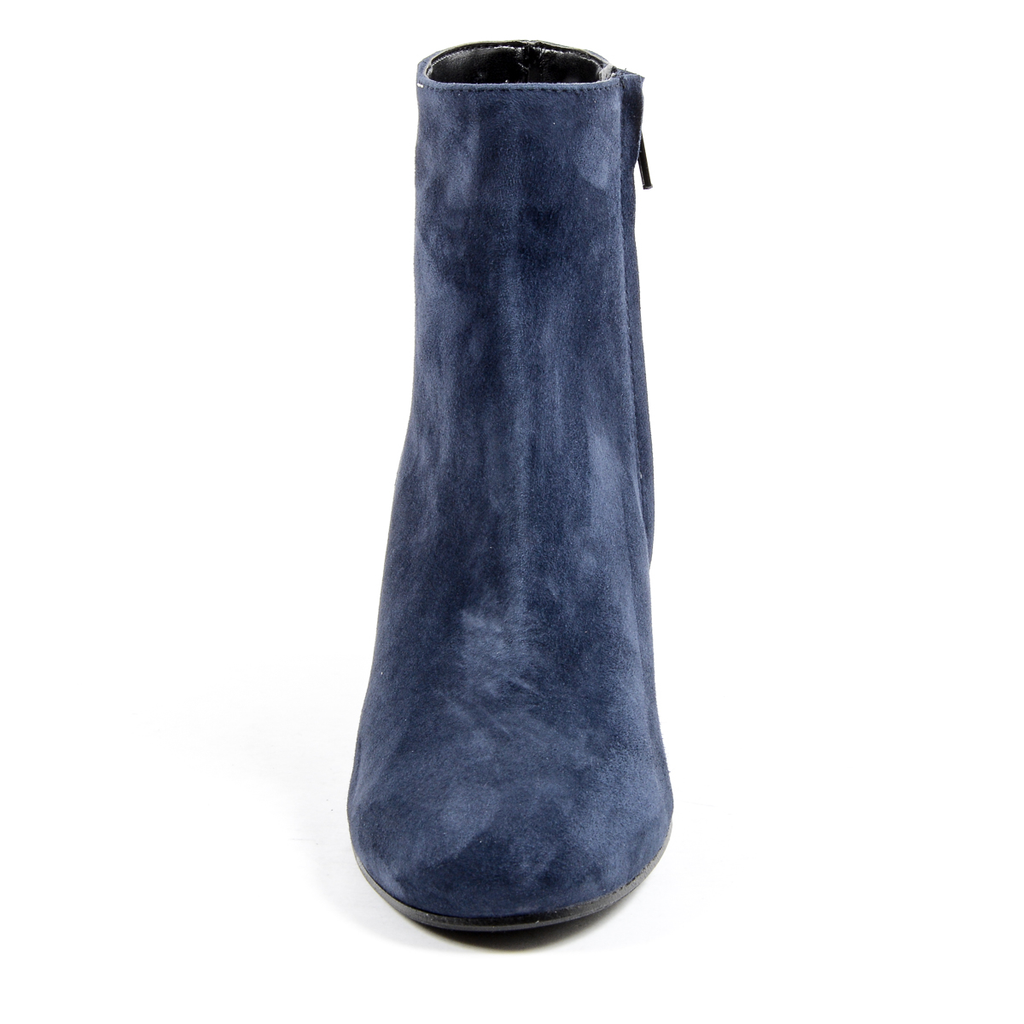 V 1969 Italia Stivaletto con tacco da donna blu MAD