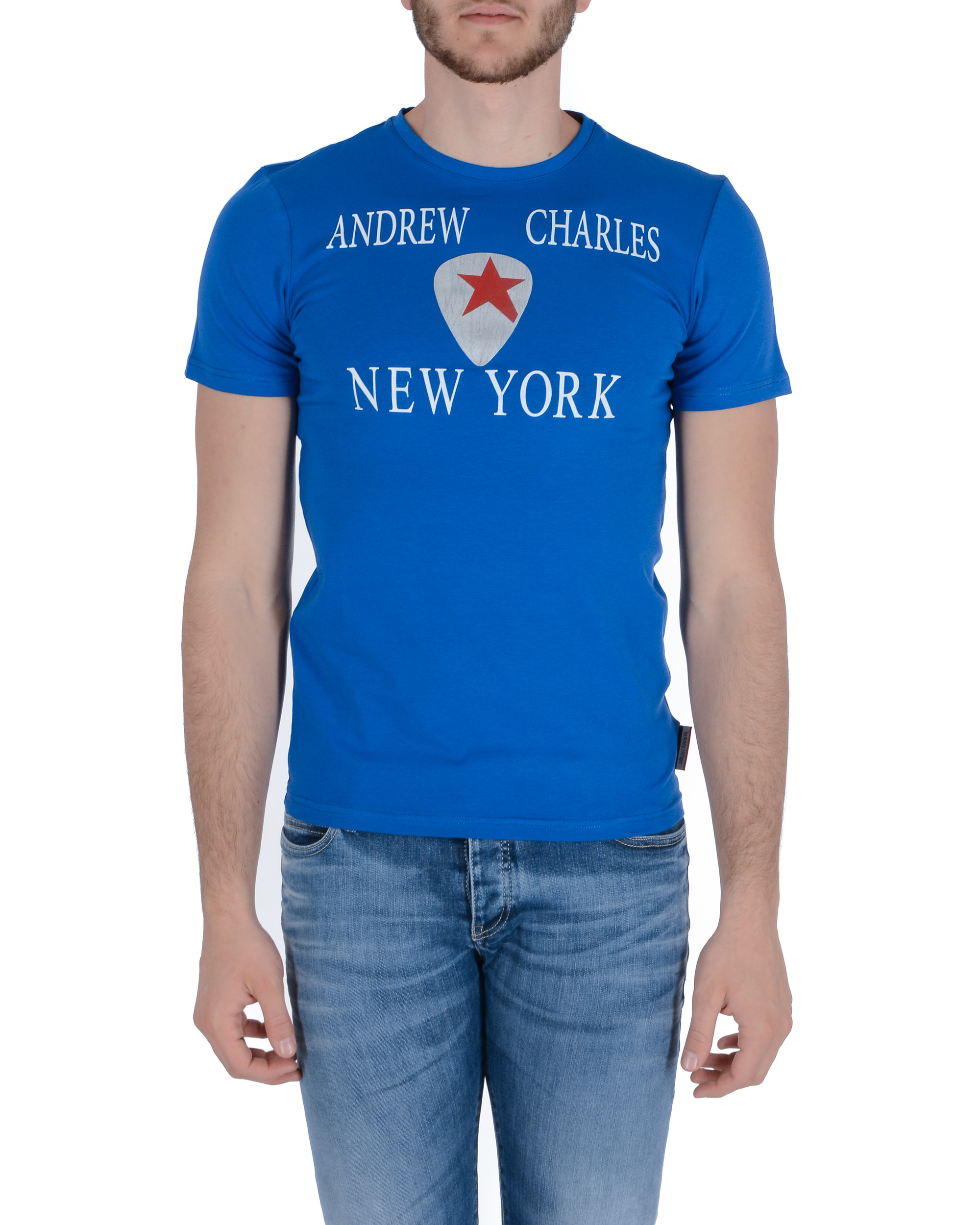 Maglietta da uomo Andrew Charles KEITA BLUE S14