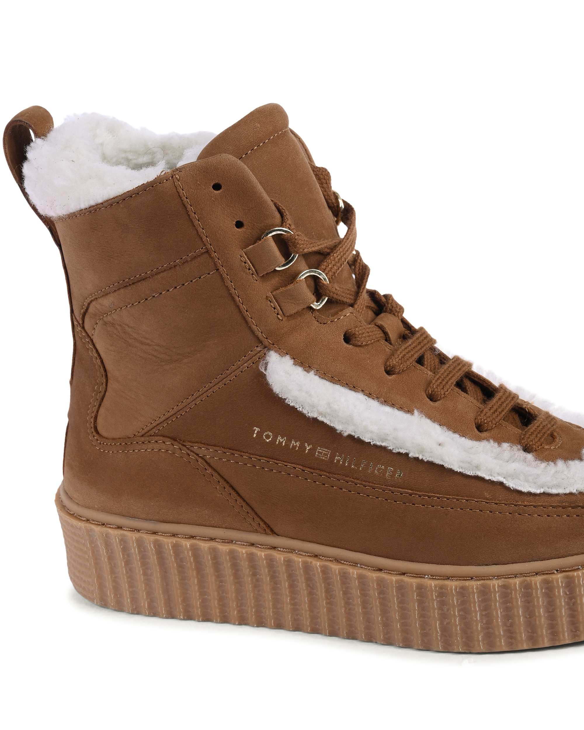 Tommy Hilfiger Donna Stivali MARRONE FW0FW07503GTU