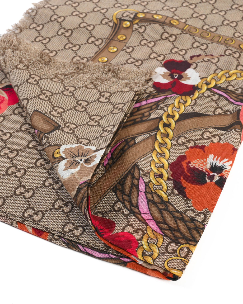Gucci Original GG 100% lana Sciarpa 508797 3G200 5179