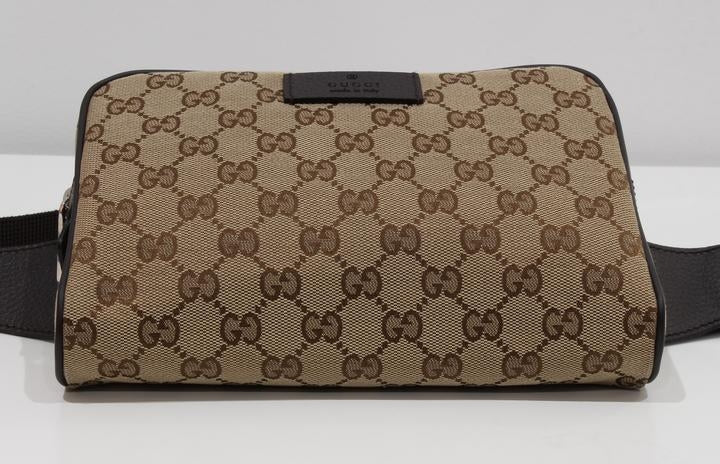 Borsa a marsupio Gucci con cintura beige marrone