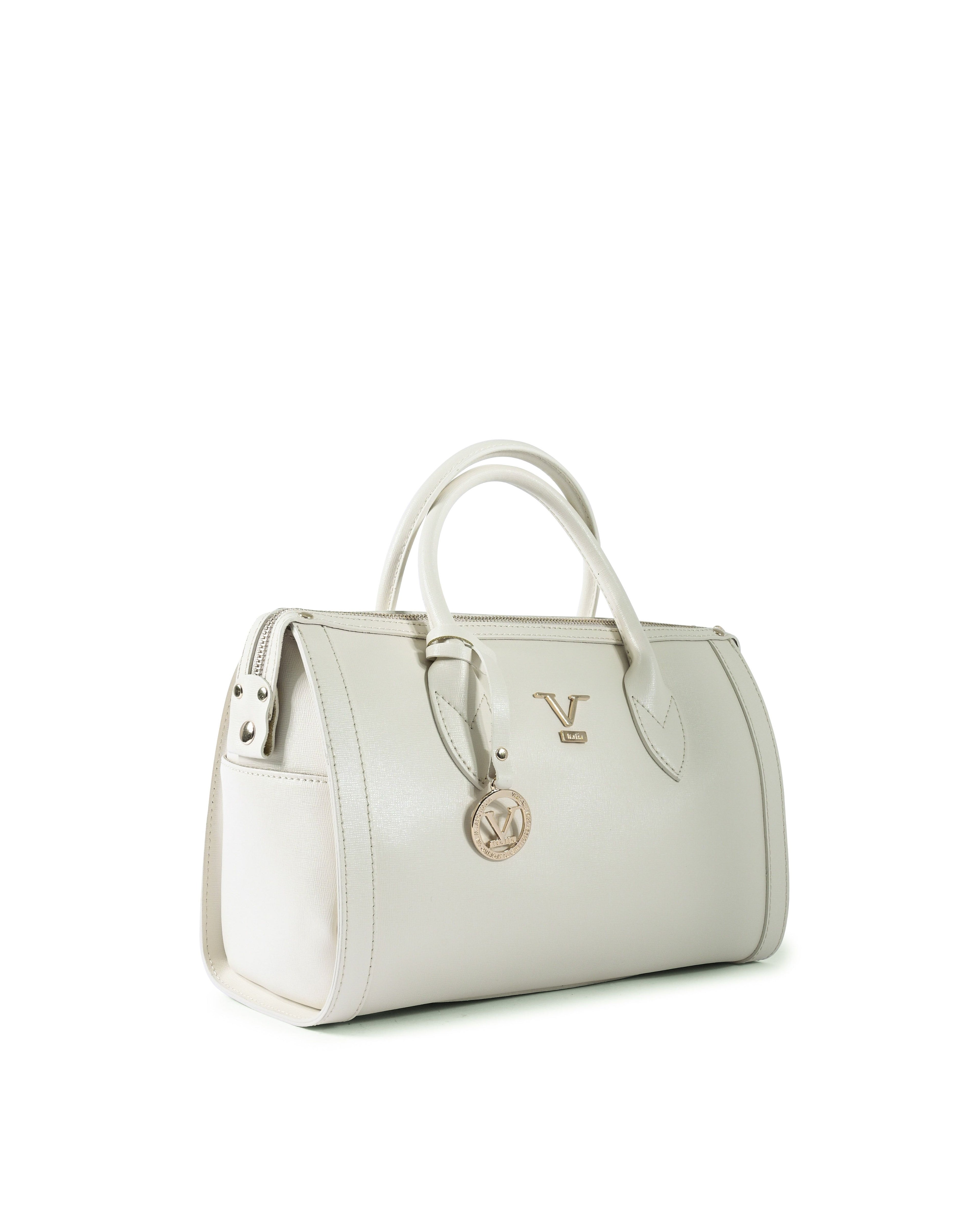 Borsa Donna V Italia V014 SAFFIANO-G CREMA