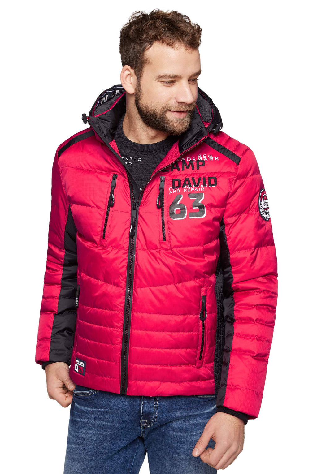 Giacca da uomo Camp David con cappuccio