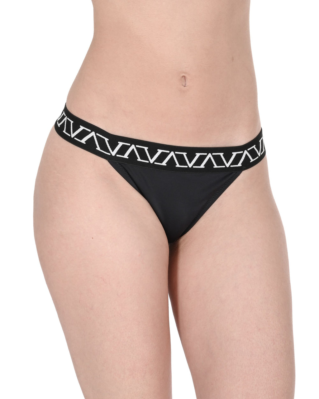 19V69 Italia Costume da bagno da donna con elastico in vita VSC1WTP05 NERO