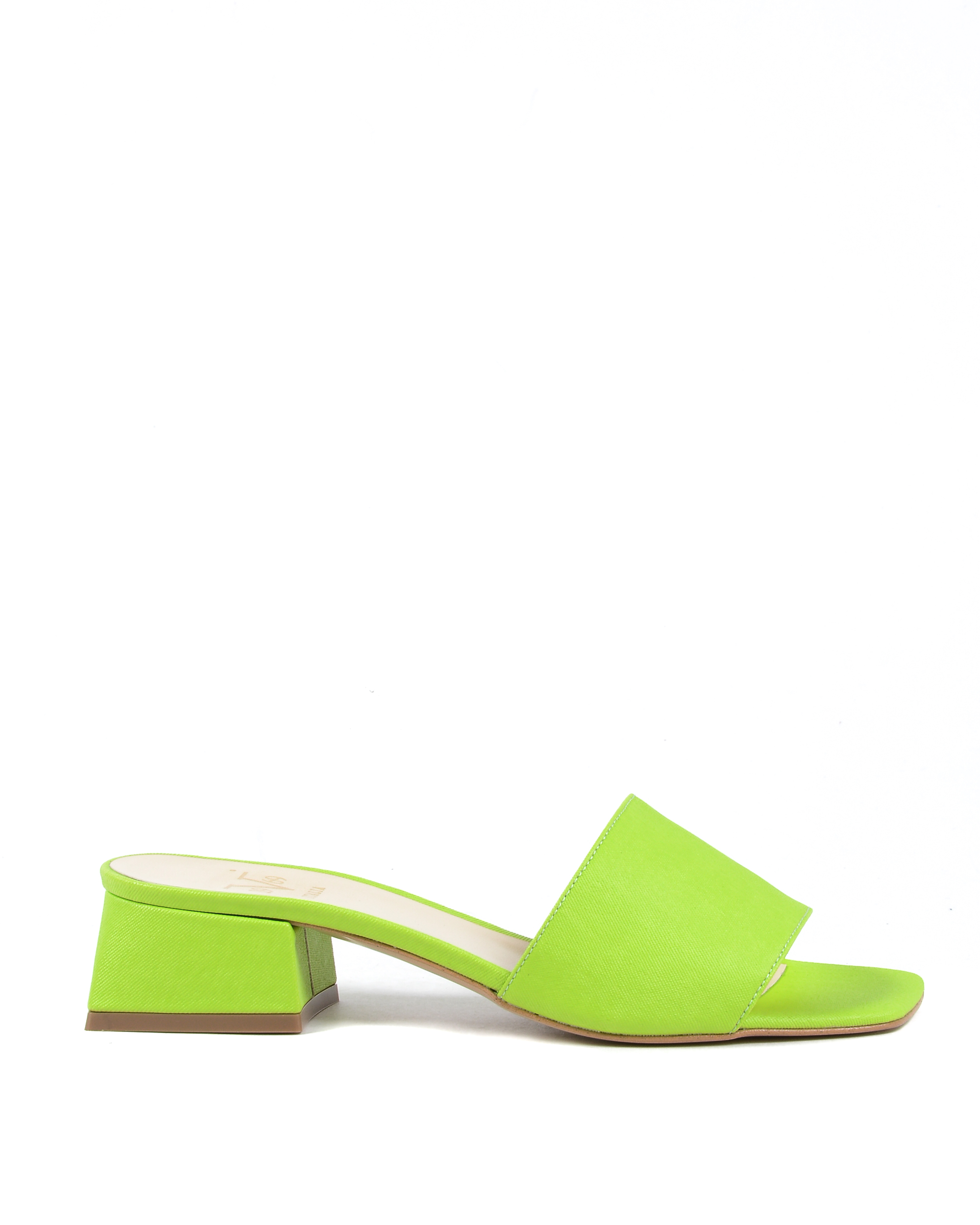 19V69 Italia Sandalo Donna Verde 4909 PELLE STAMP VERDE ACIDO