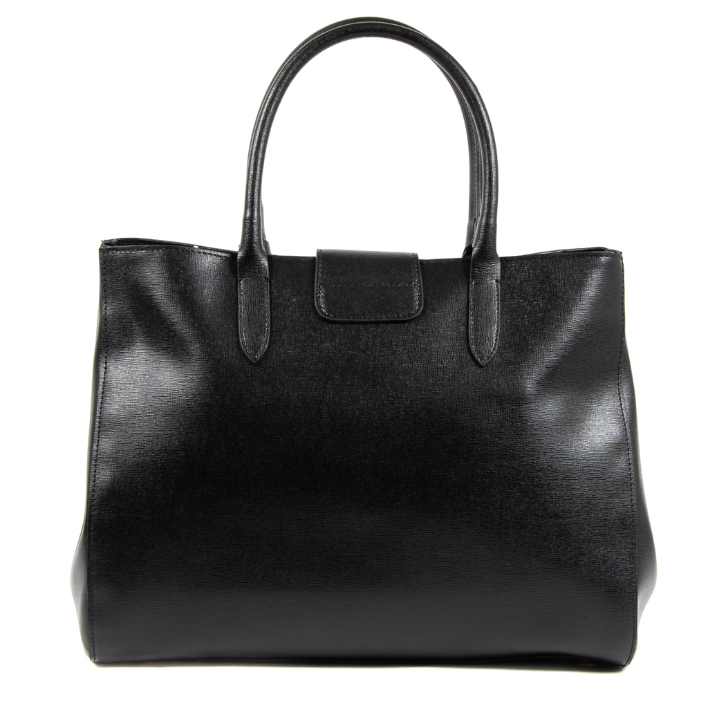 V 1969 Italia Borsa da donna nera TURNER