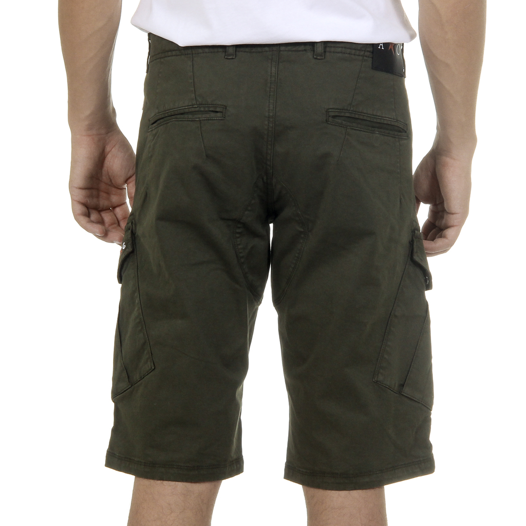 Pantaloncini da uomo Andrew Charles verdi JAKO