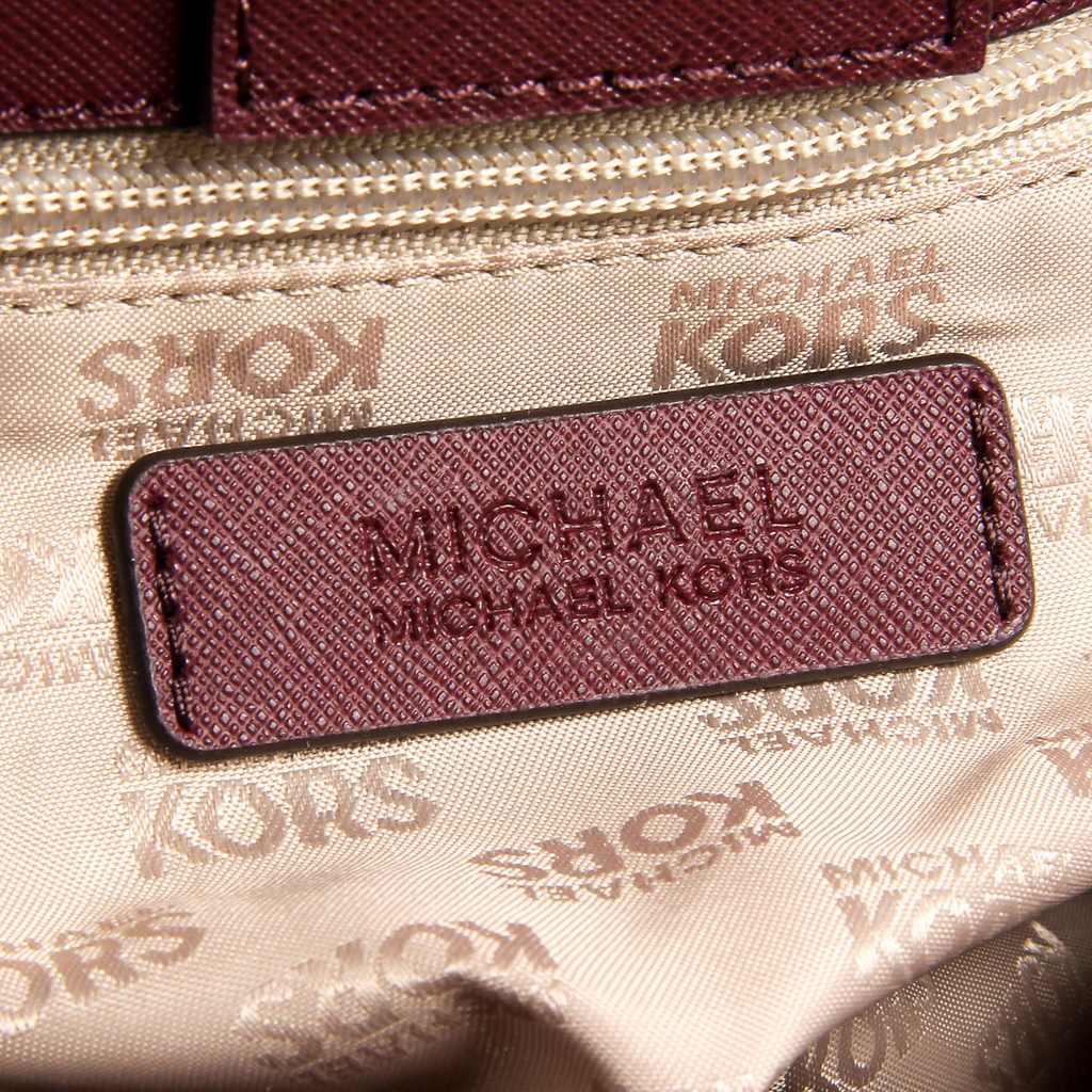 Borsa a mano da donna Michael Kors PORTIA 35F7GPAS3B BRN PLUM