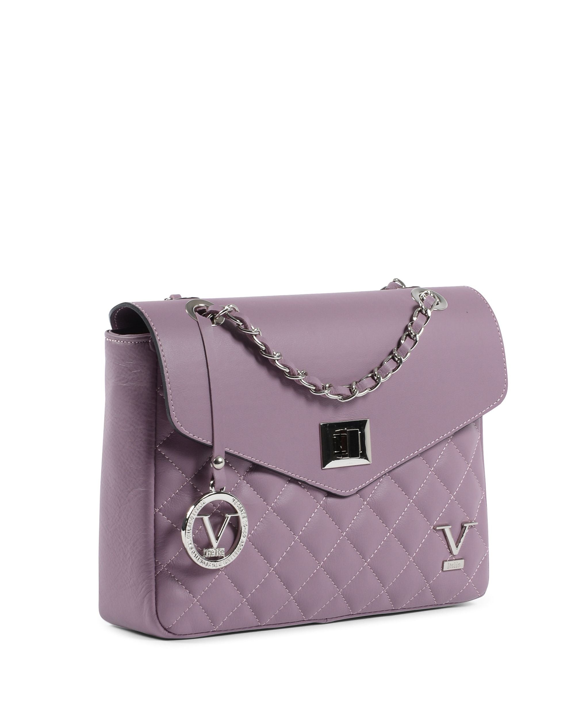 V Italia Borsa da donna Viola V024-S SAUVAGE MALVA