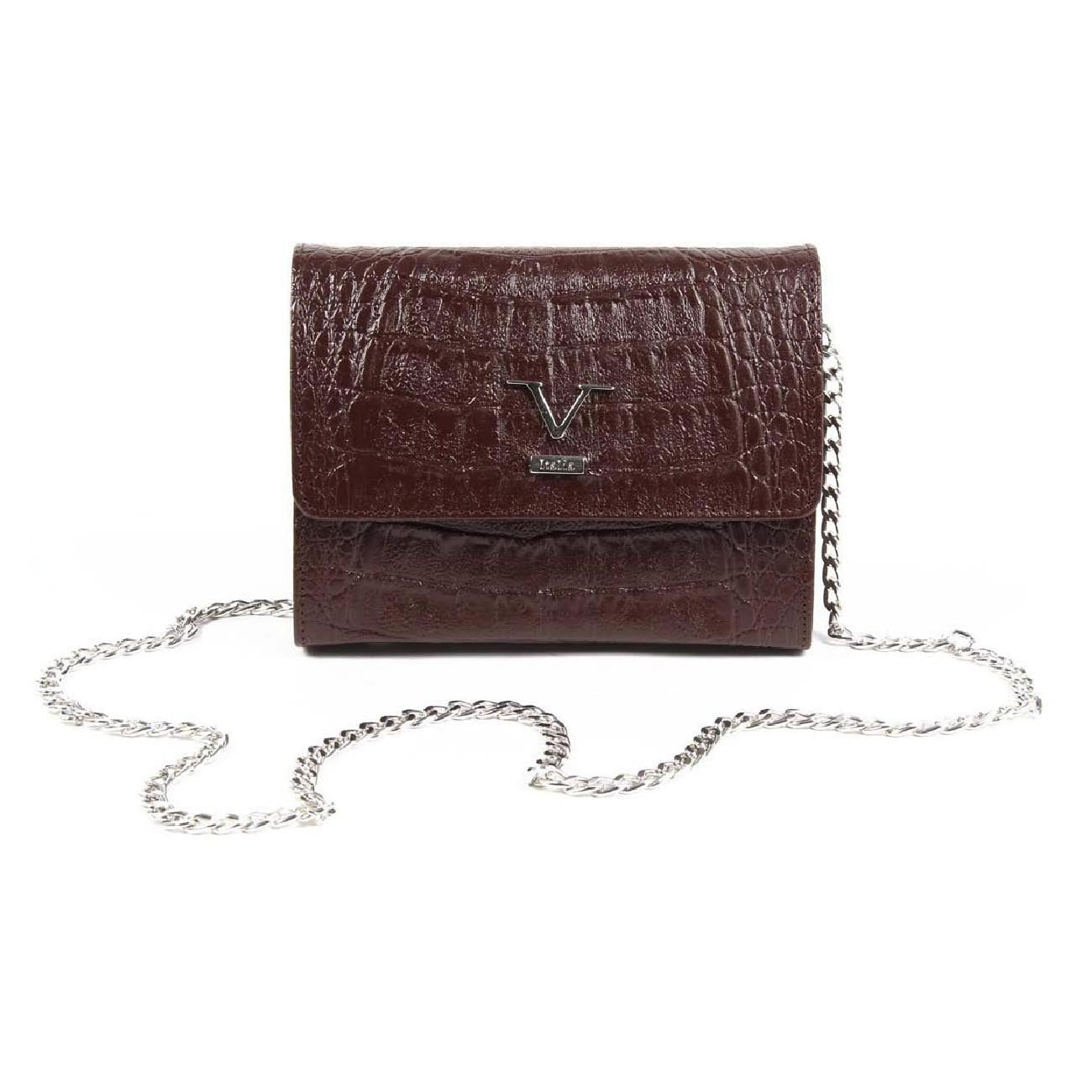 V 1969 Italia Borsa da donna ARC04 PELAGIA COCCO BORDEAUX