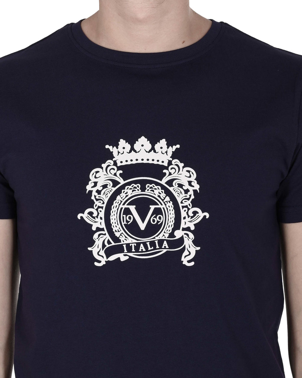 19V69 Italia T-shirt da uomo VSC1MTS02 NAVY