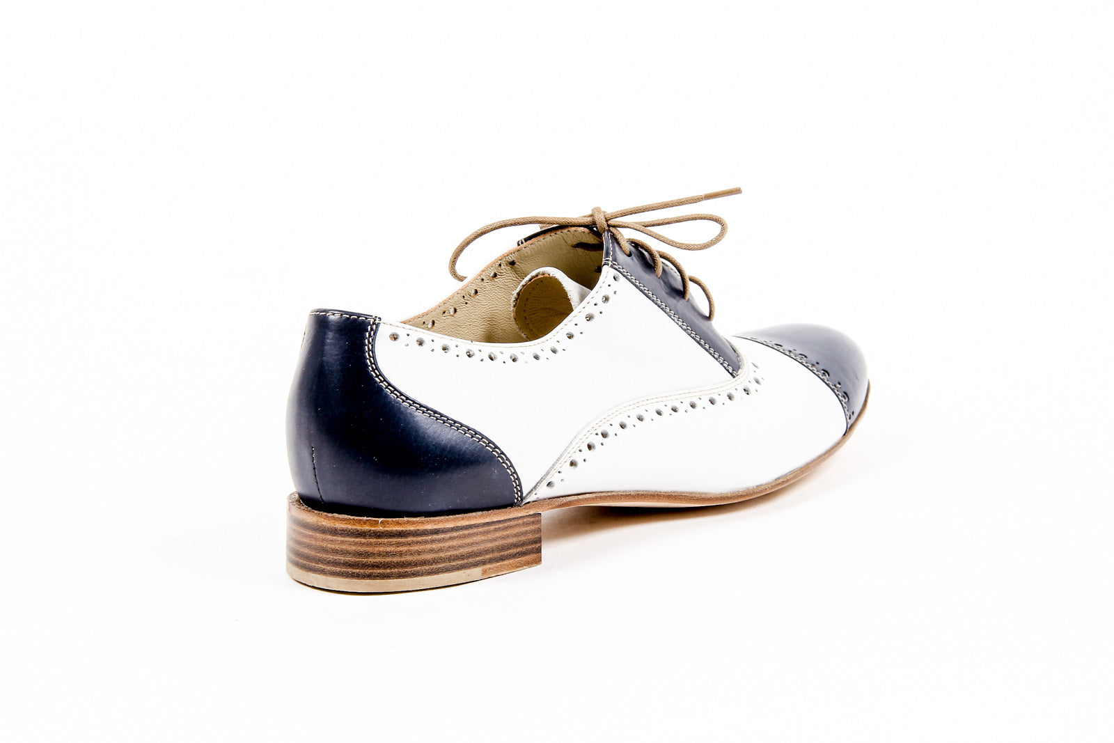 Kiton Brogue Donna D35803 VINAP BLEU PRESTIGE BIANCO