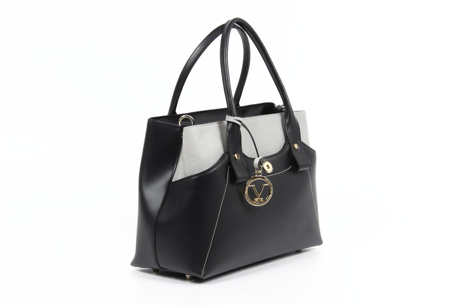Borsa donna V 1969 Italia H491/52 RUGA/BELUGATO NERO/GRIGIO