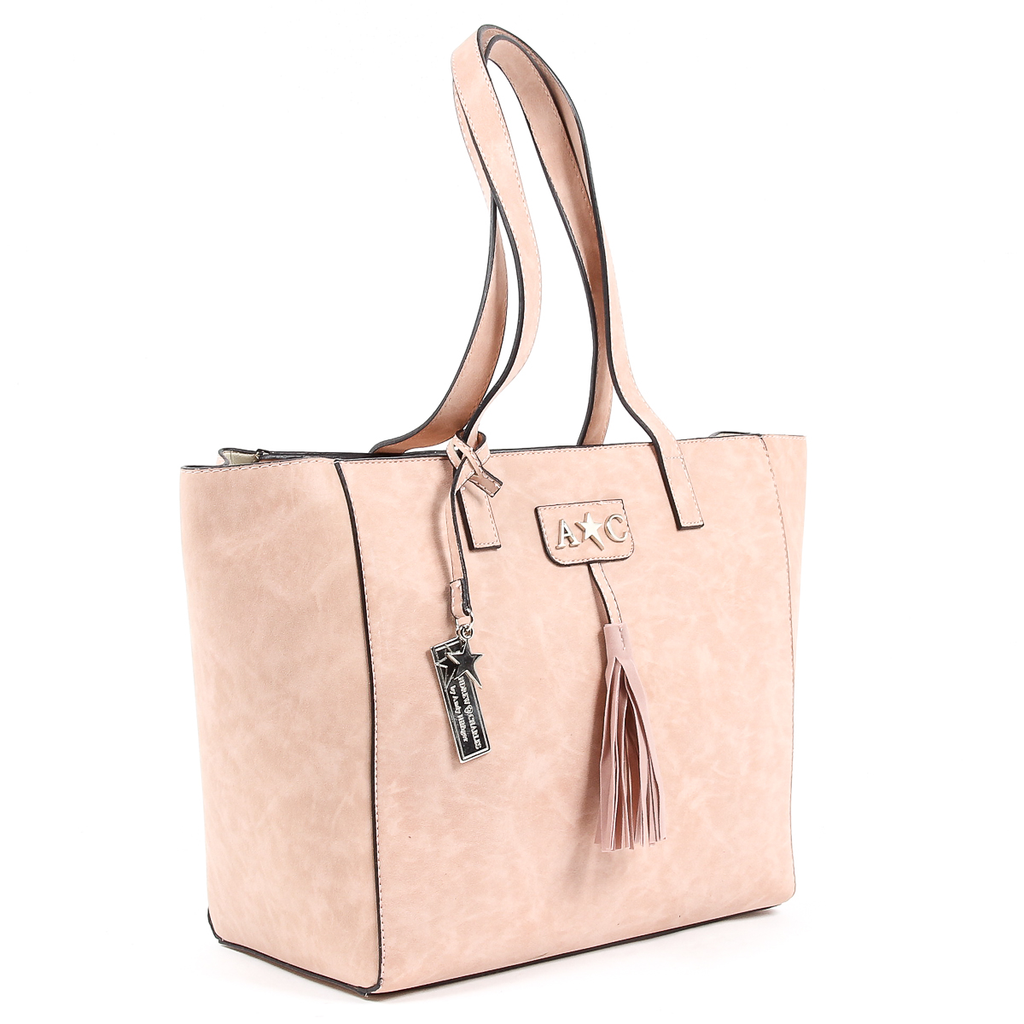 Borsa a mano da donna Andrew Charles rosa RAIN