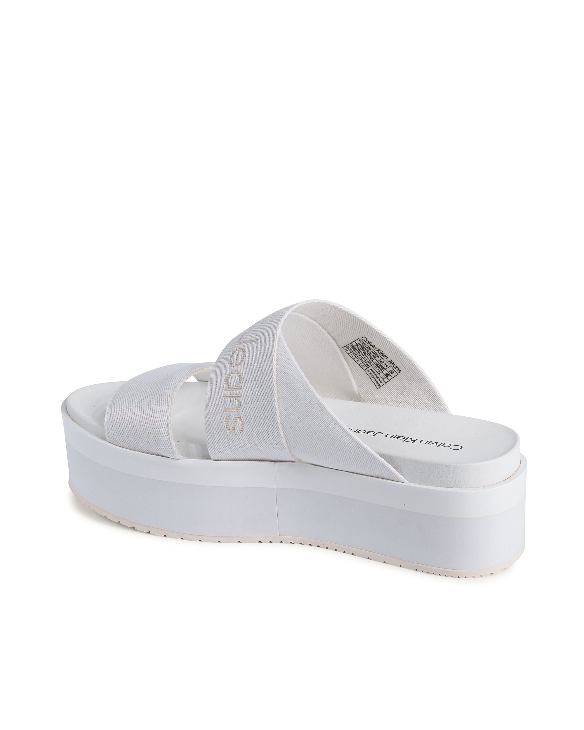 Calvin Klein Sandalo da donna bianco YW0YW01361YBR