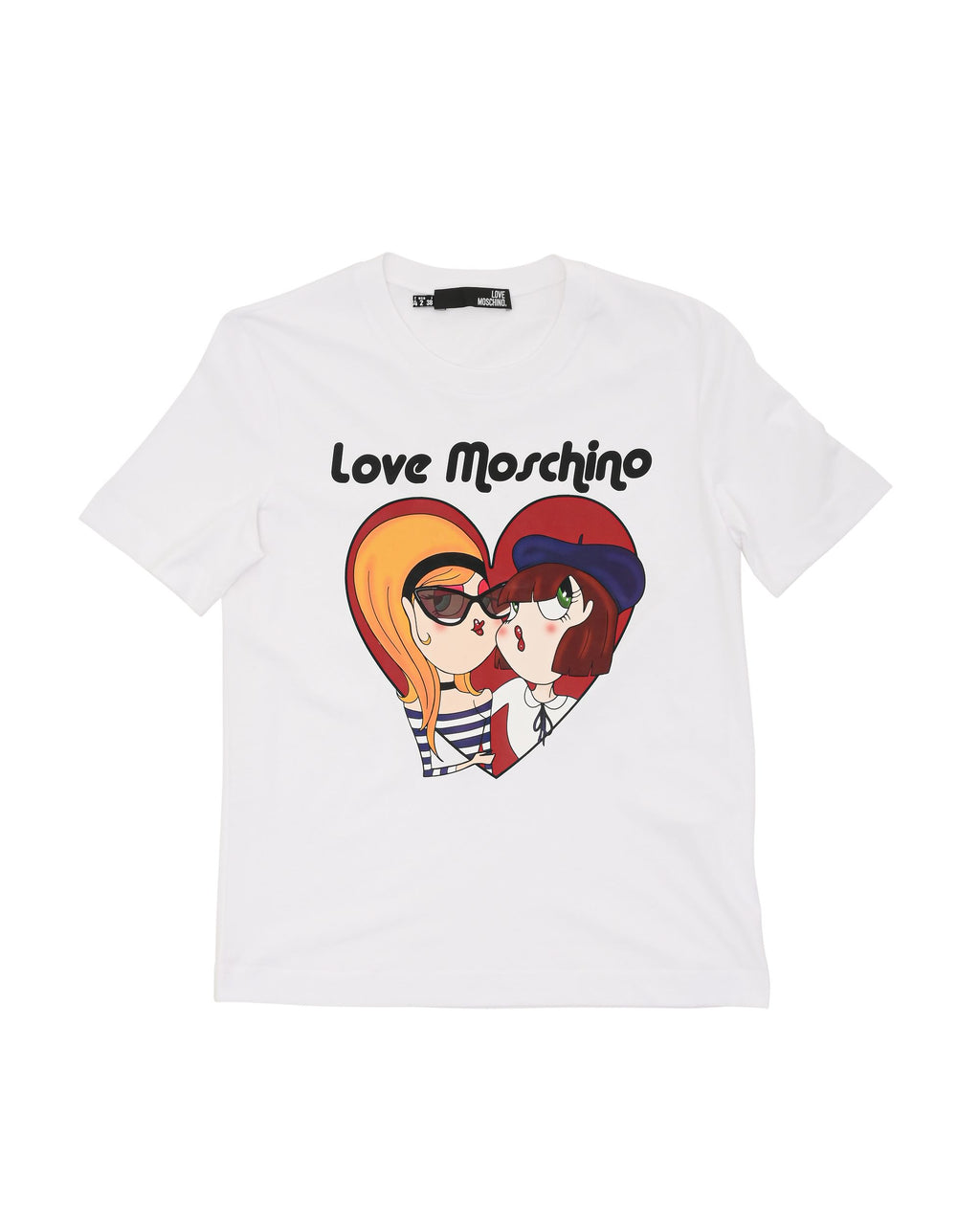 T-shirt da donna Love Moschino W 4 H06 13 M 3517 A00 BIANCO OTTICO