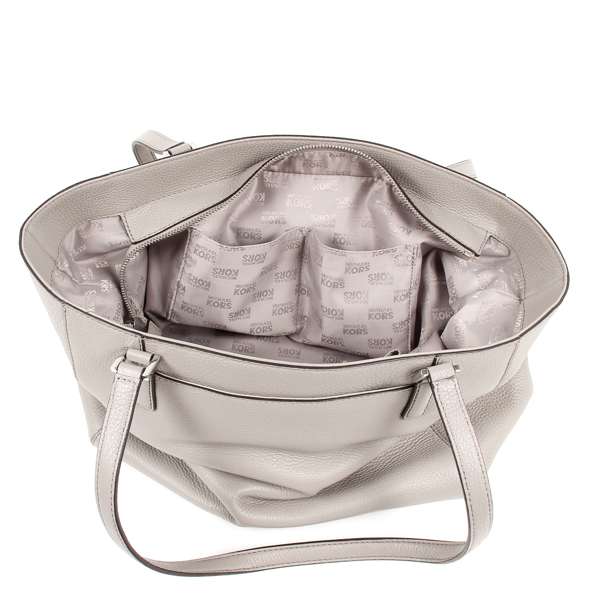 Borsa a mano da donna Michael Kors BEDFORD 35S7SBFT3L GRIGIO PERLA