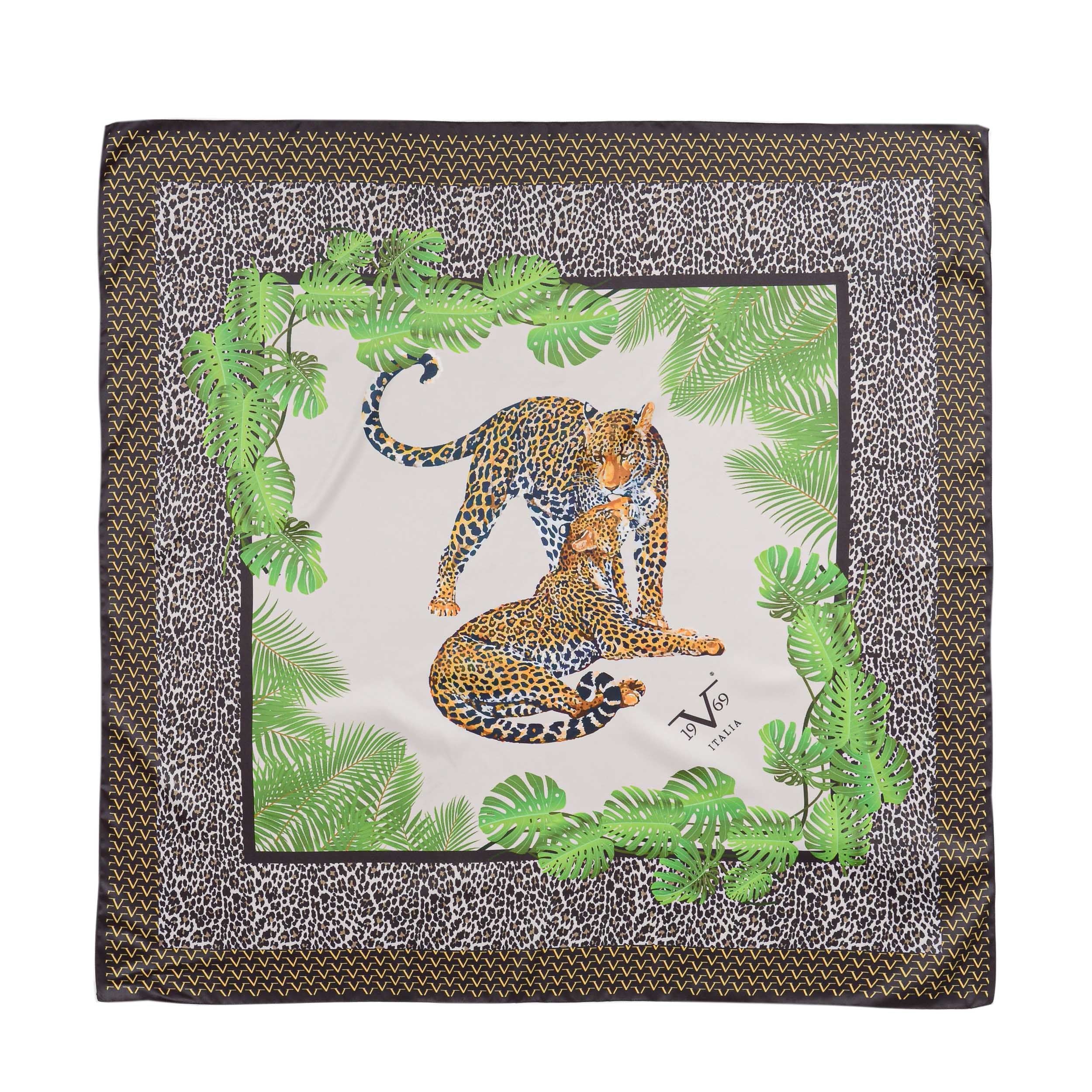 19V69 Italia Foulard Donna Multicolor LEOPARD V05