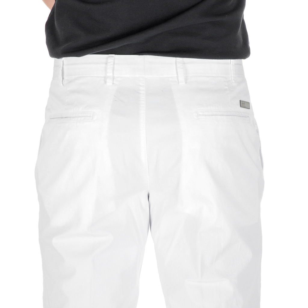 Pantaloni Armani Collezioni Uomo Bianchi