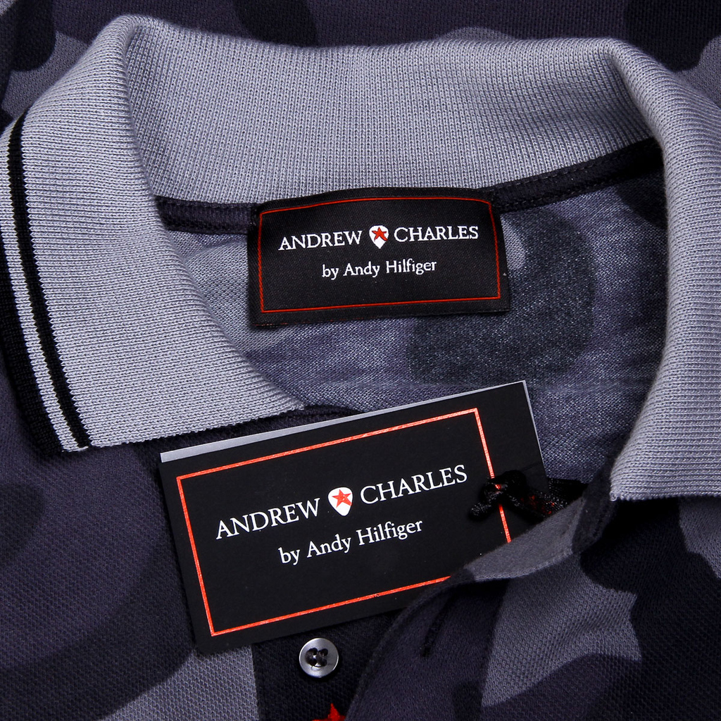 Andrew Charles Polo da uomo a maniche corte multicolore STEVE