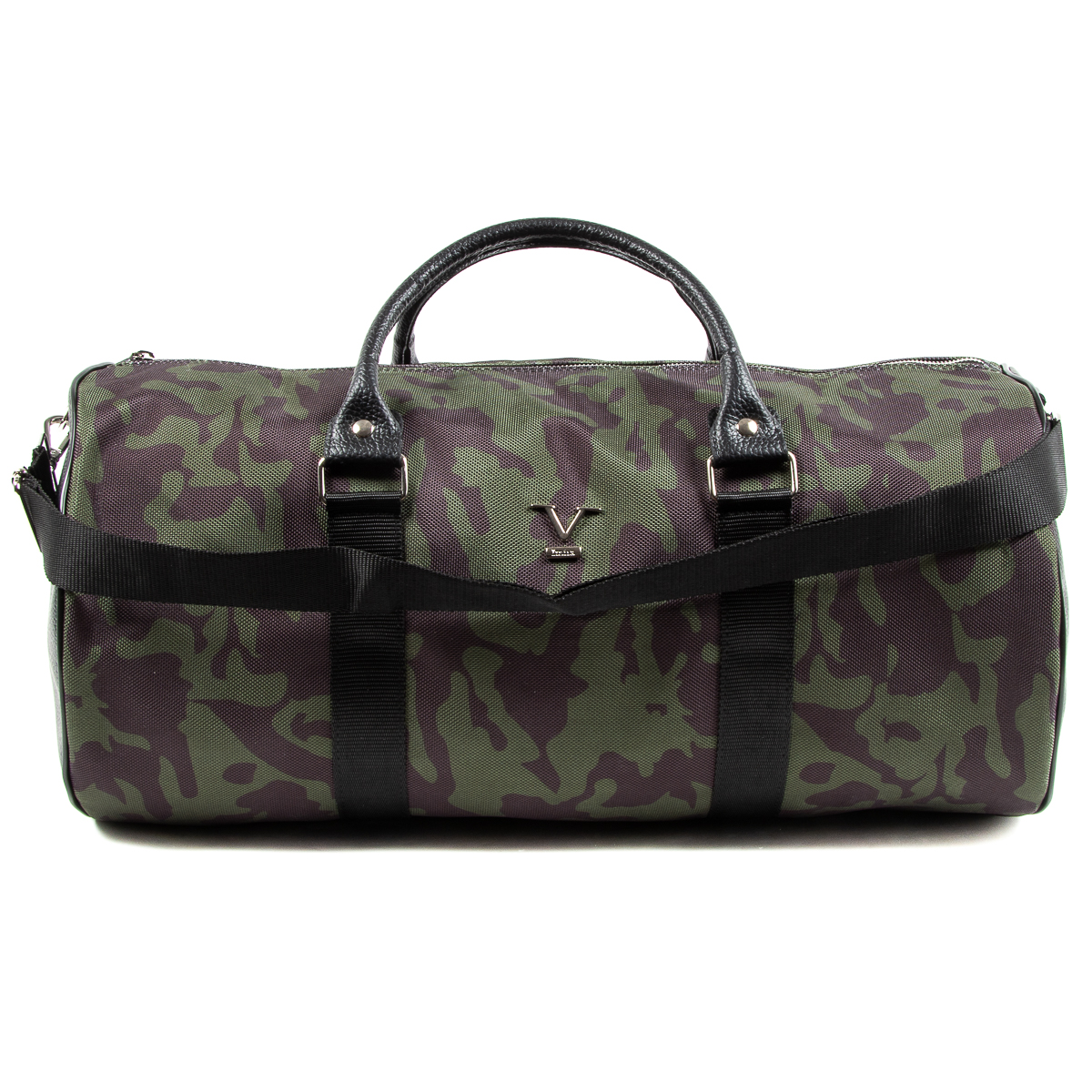 V 1969 Italia Borsa sportiva da uomo nera DESMOND