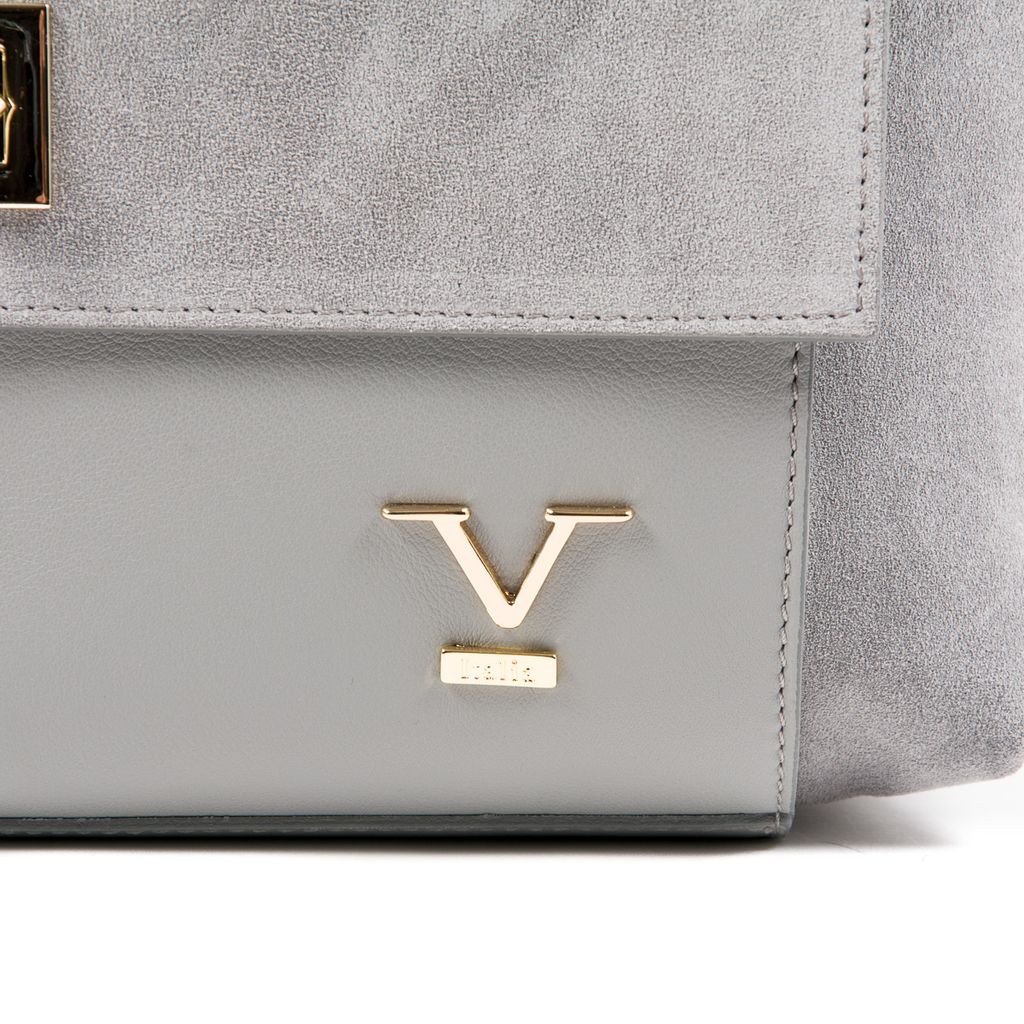 V 1969 Italia Borsa da donna grigia HOUSTON