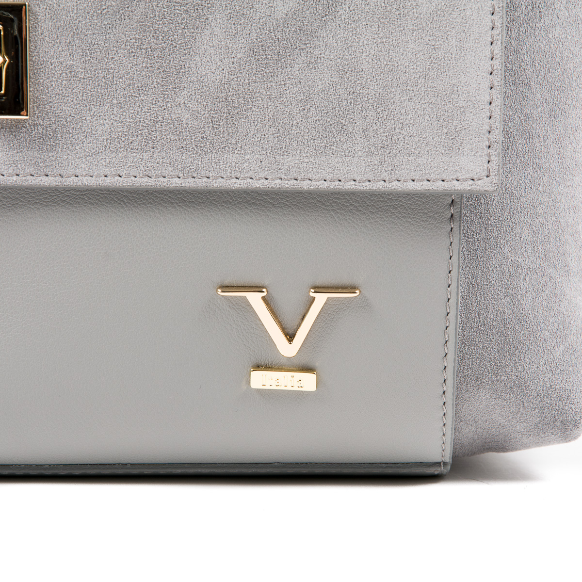 V 1969 Italia Borsa da donna grigia HOUSTON