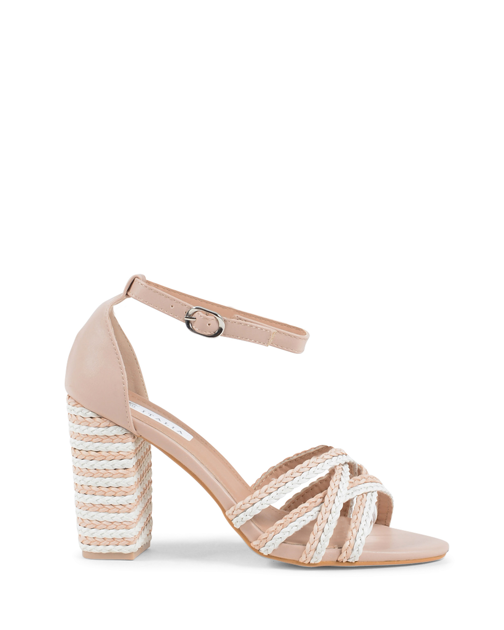 19V69 Italia Sandalo con cinturino alla caviglia da donna Beige V01 BEIGE