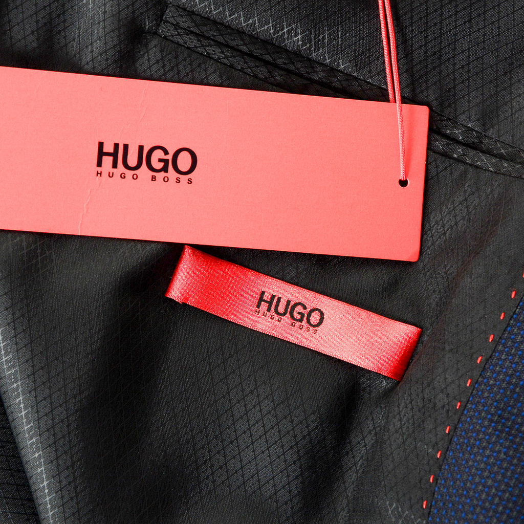Giacca da uomo Hugo Boss a maniche lunghe blu scuro JET