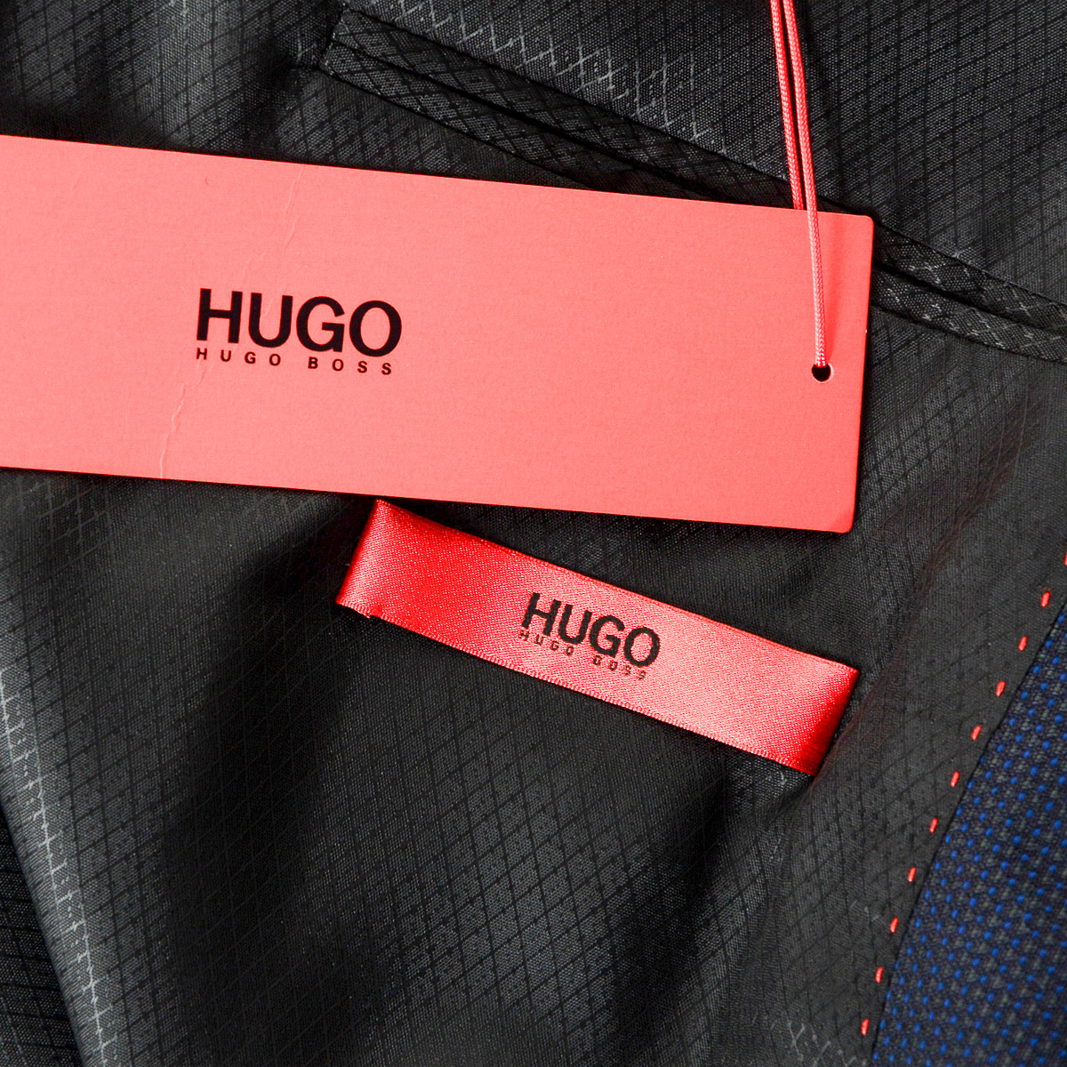 Giacca da uomo Hugo Boss a maniche lunghe blu scuro JET