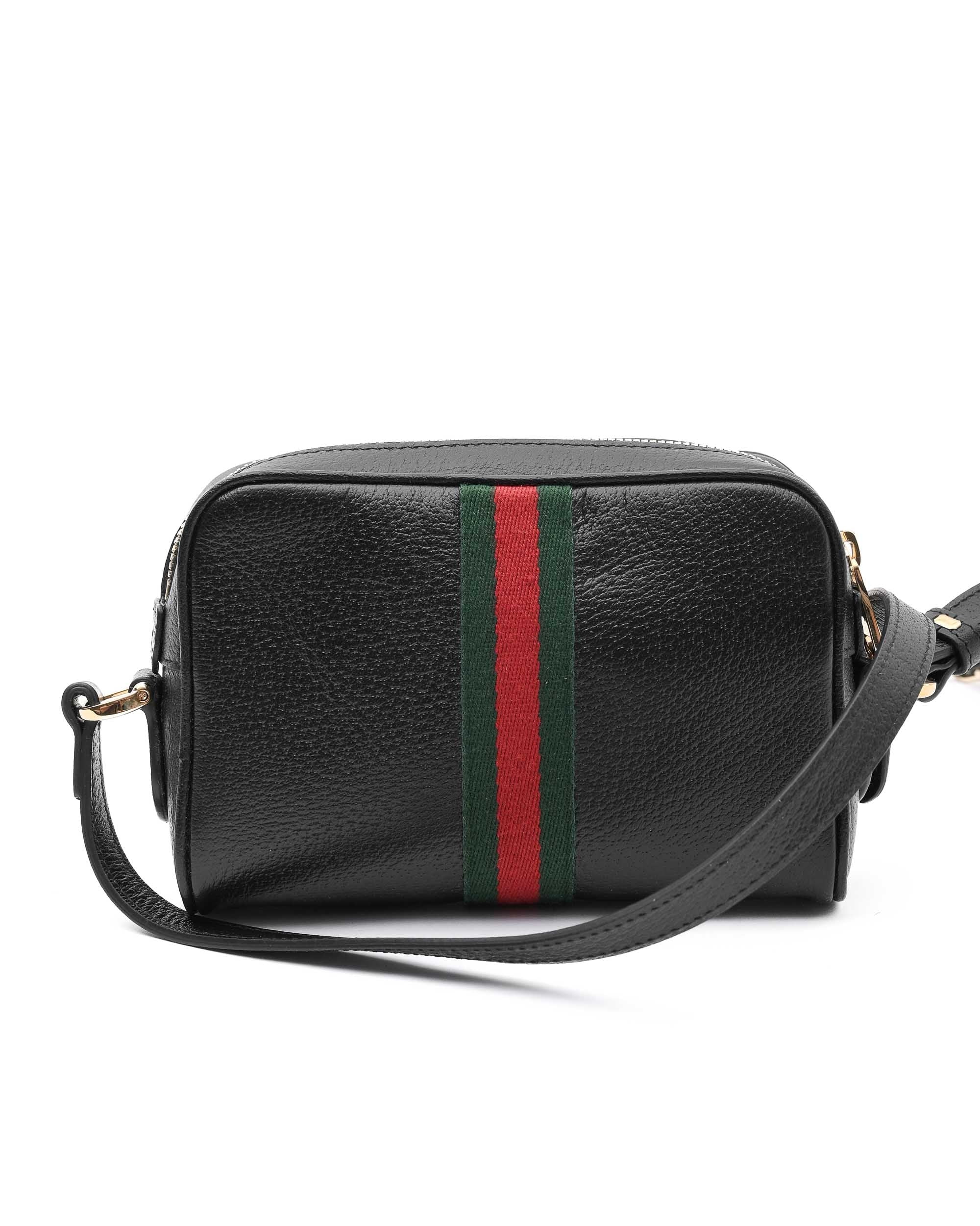 Borsa a tracolla in pelle Ophidia