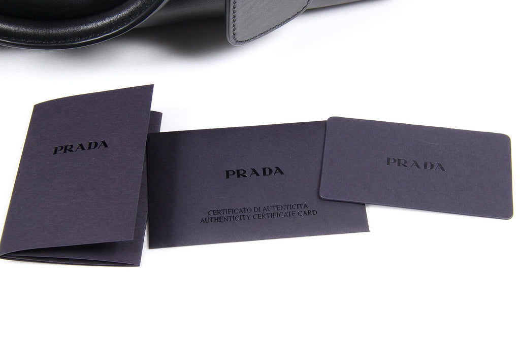 Borsa shopping tote Prada BN2866 Nero Soft Calf