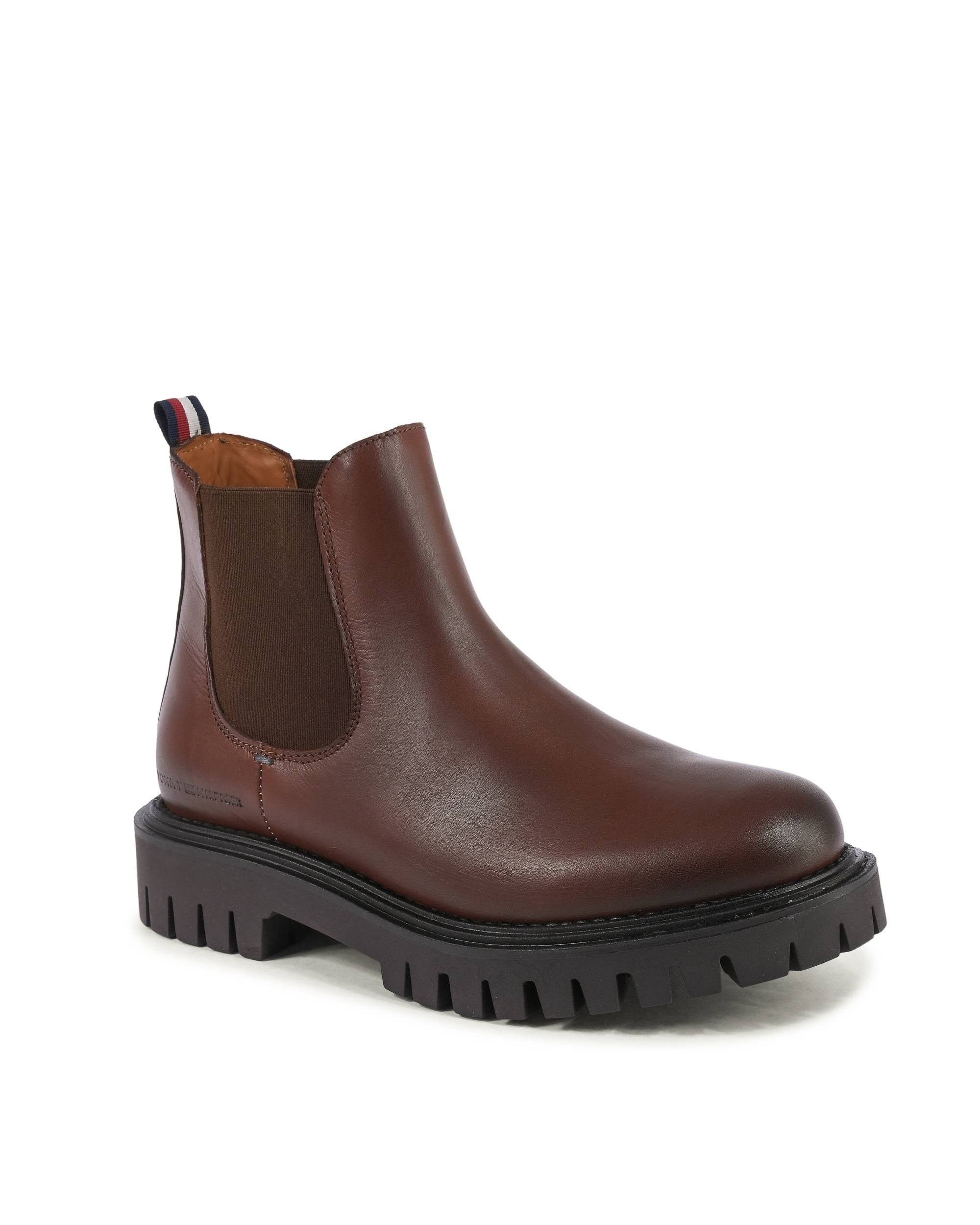 Tommy Hilfiger Uomo Stivali MARRONE FM0FM04755GVI
