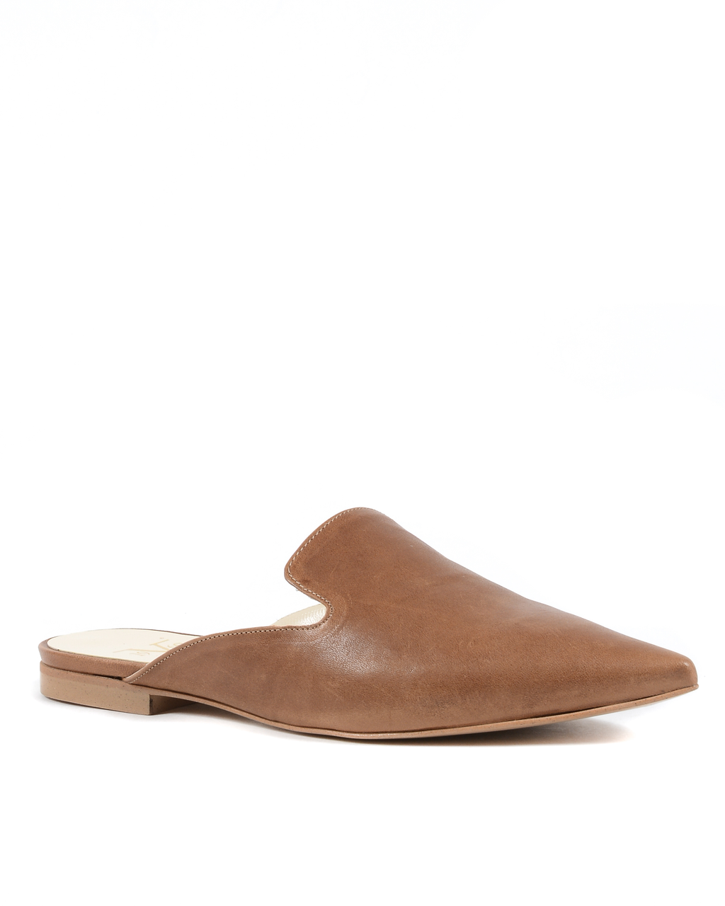 Slide da donna 19V69 Italia Marrone 4747 SABOT PELLE MARRONE