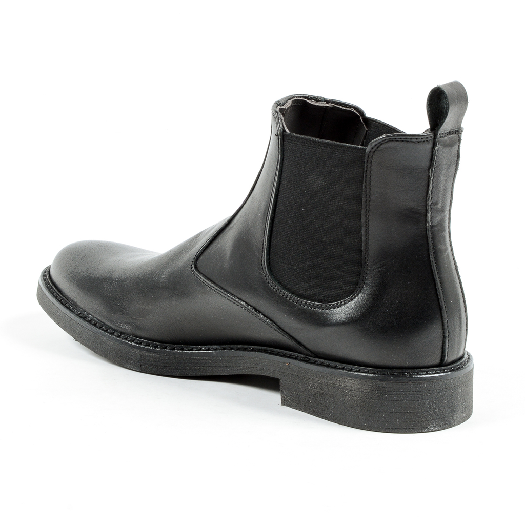 V 1969 Italia Stivaletto Uomo Nero HIERRO
