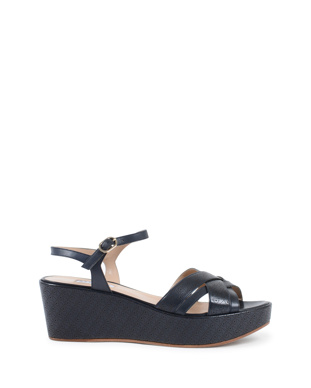 Fratelli Rossetti Sandalo con zeppa da donna blu navy 65813 MARAIS NAVY
