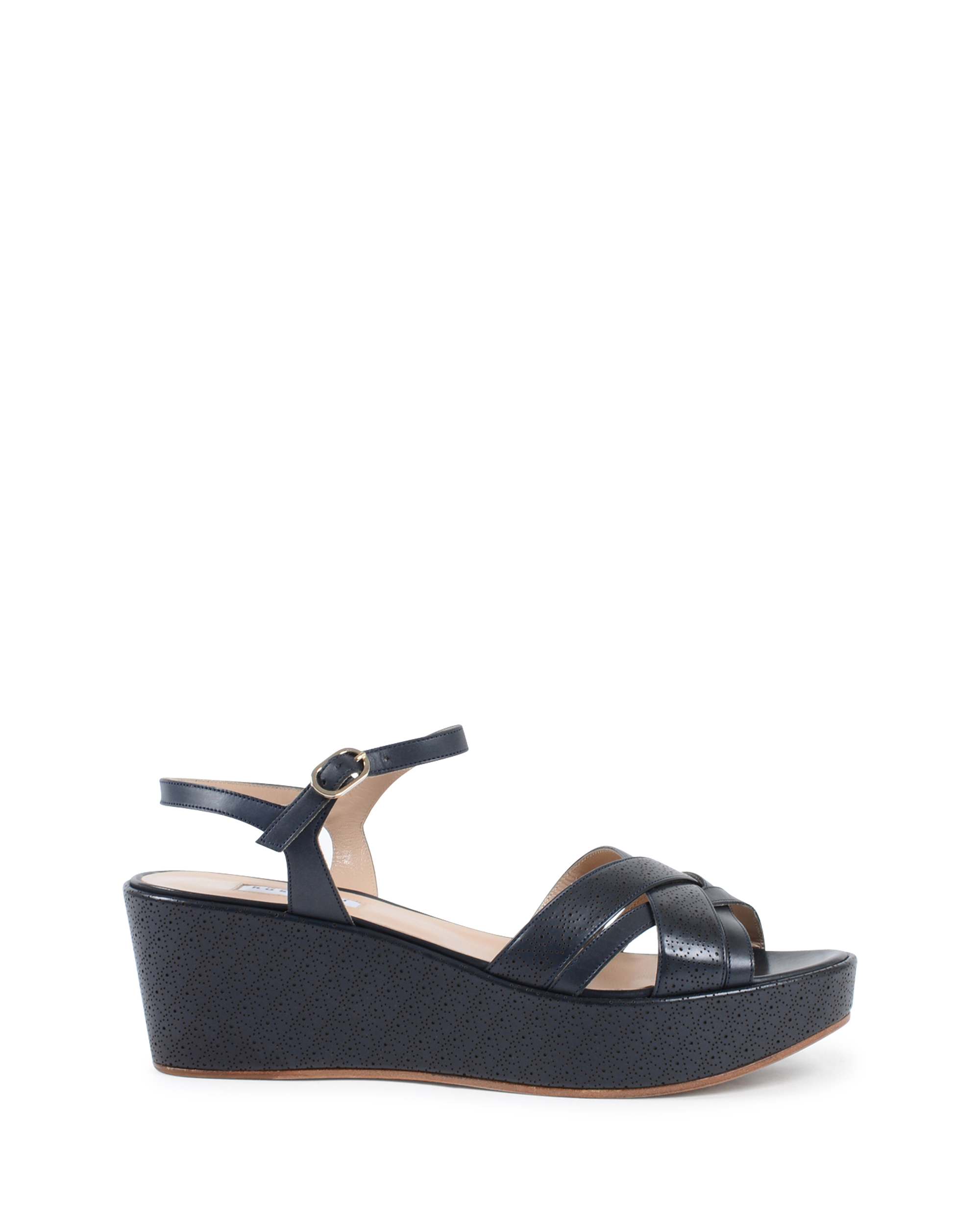 Fratelli Rossetti Sandalo con zeppa da donna blu navy 65813 MARAIS NAVY