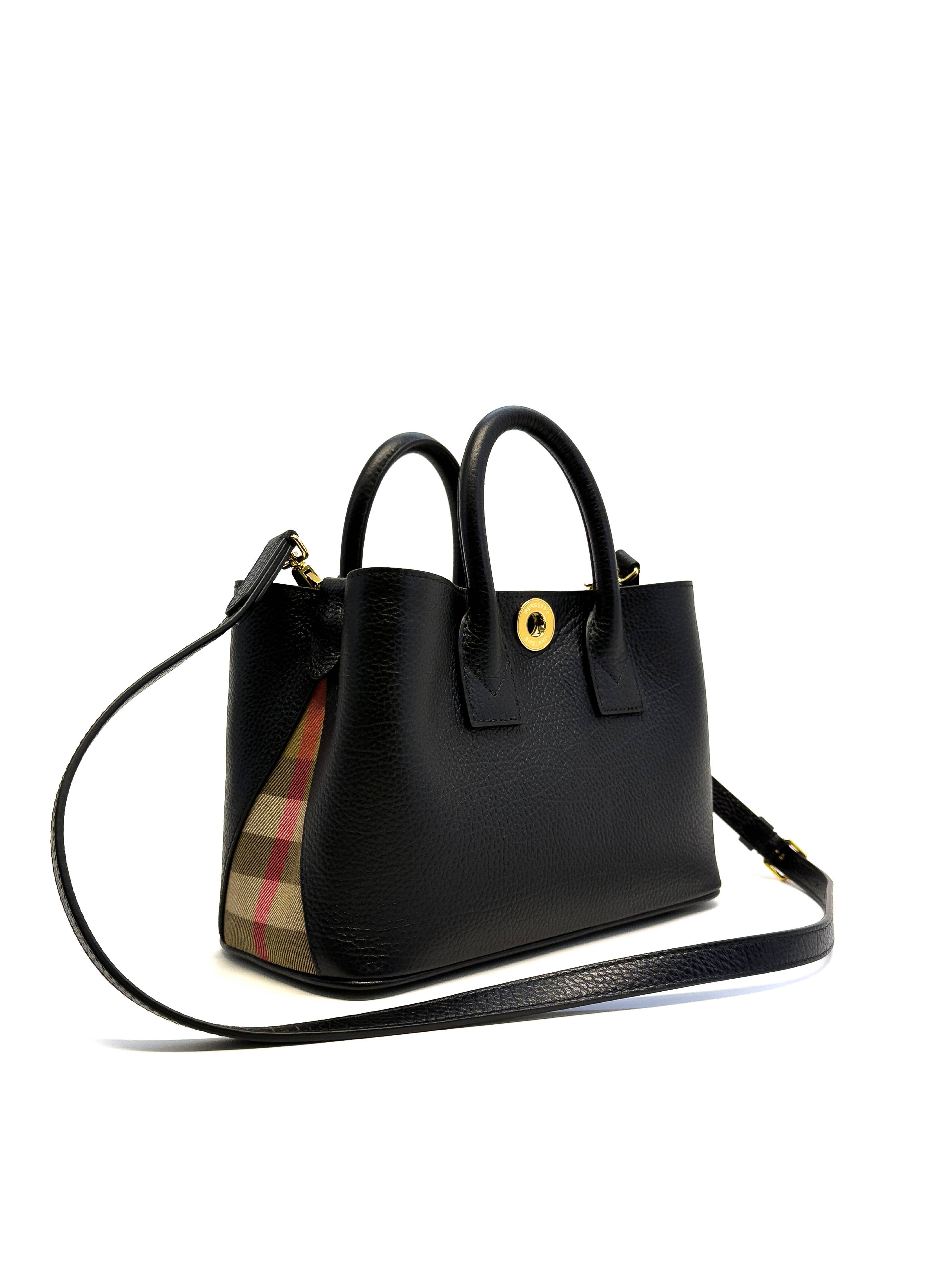 Borsa a mano mini tote da donna Burberry 8111968 1