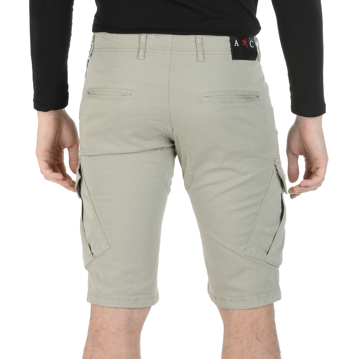 Andrew Charles Pantaloncini da uomo color talpa JAKO
