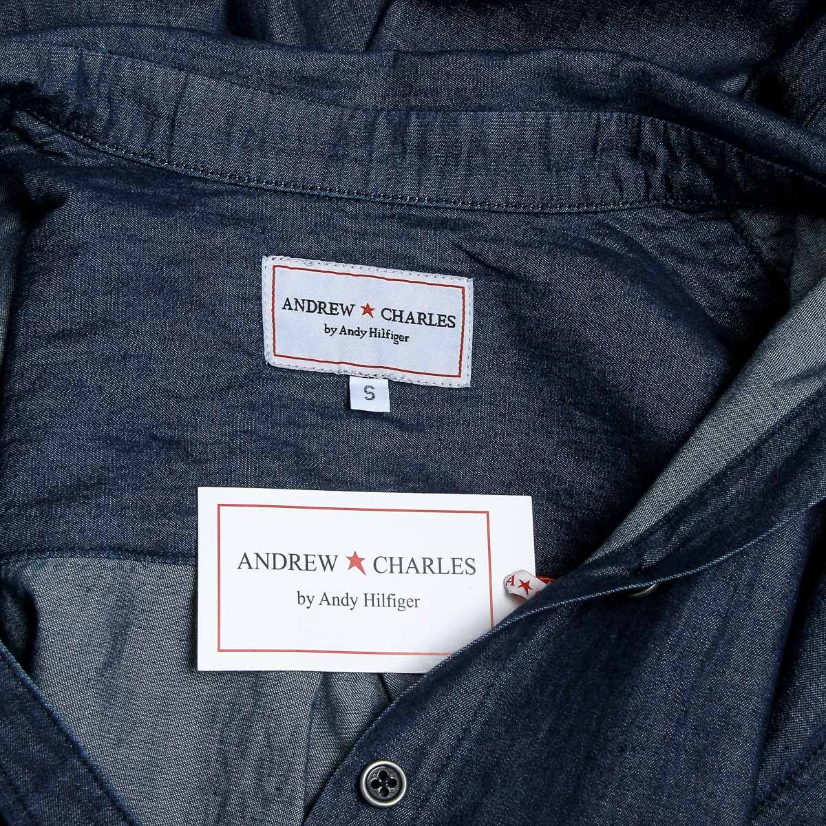 Camicia da donna Andrew Charles a maniche lunghe in denim CAMILIA