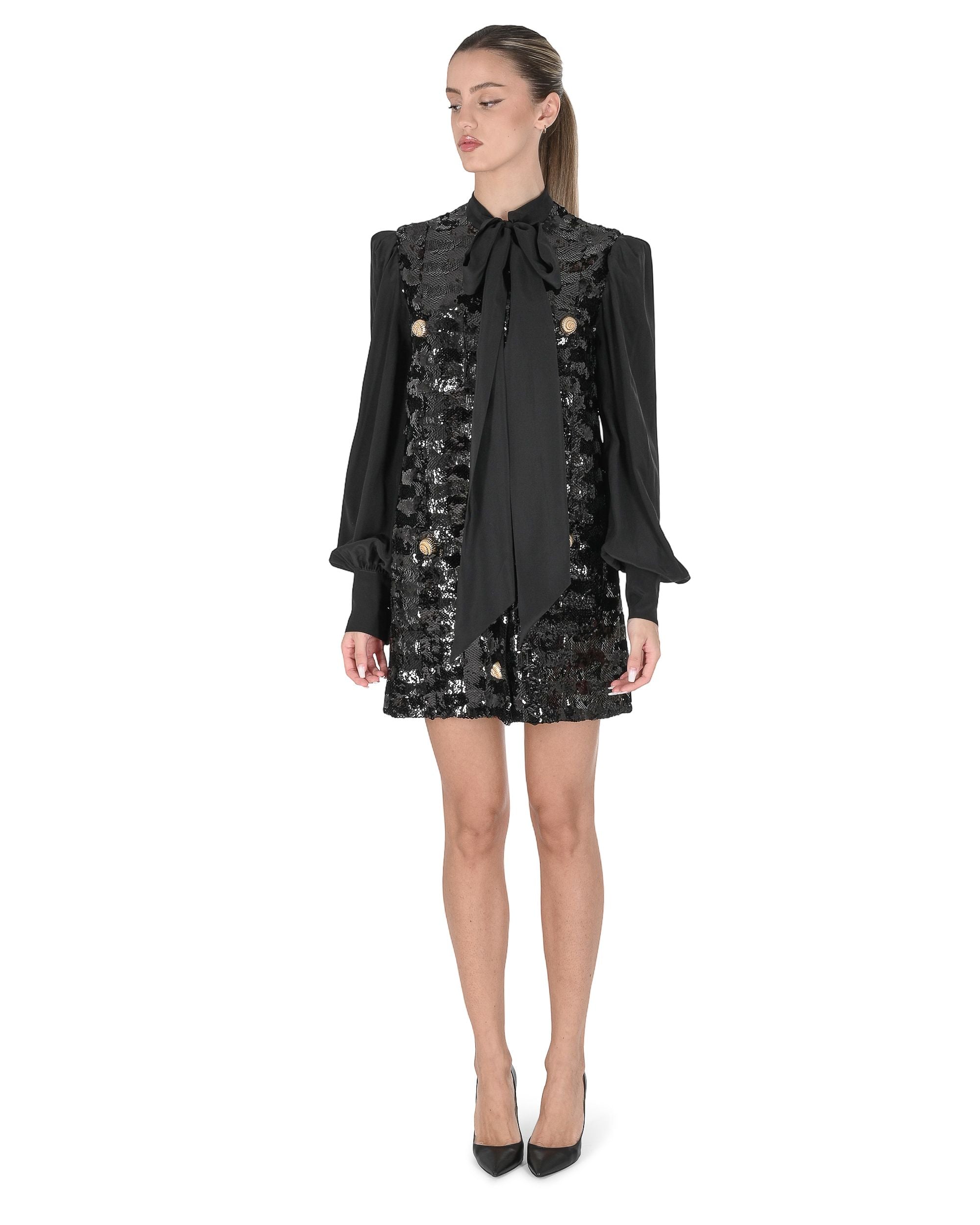 Abito da donna Balmain DF0R9222MF77 0PA 801