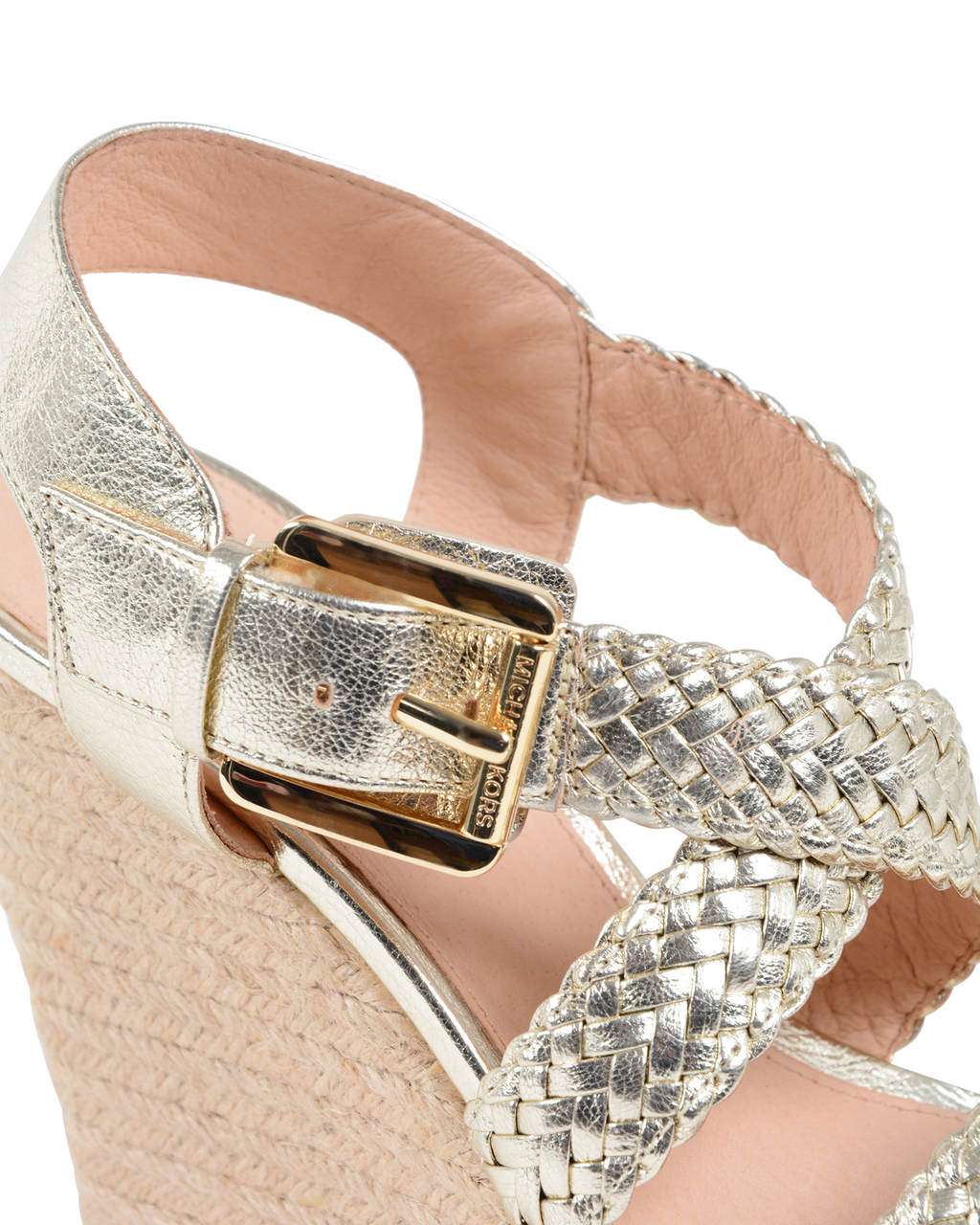 Sandalo con zeppa da donna Michael Kors Oro GIOVANNA